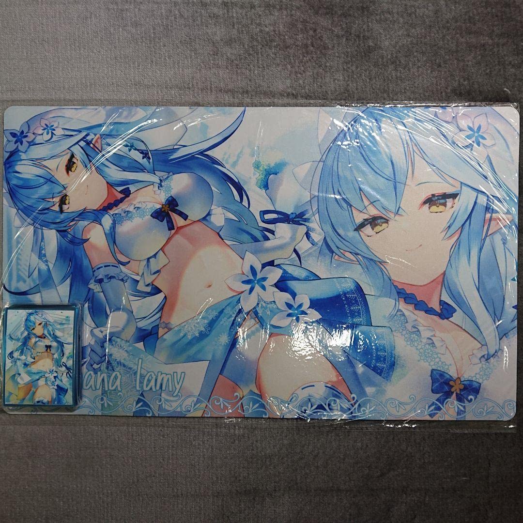 α1 ホロライブ お猪口&だいふく 雪花ラミィ スリーブ&プレイマット雪花