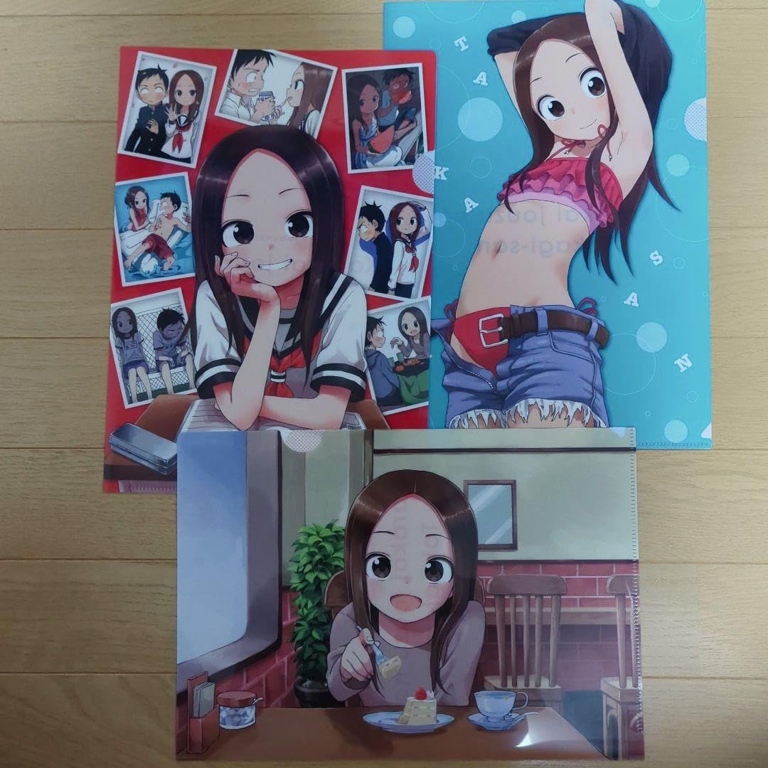 Amazon.co.jp: 高木さん 着替え中 3枚組 A4クリアファイル からかい