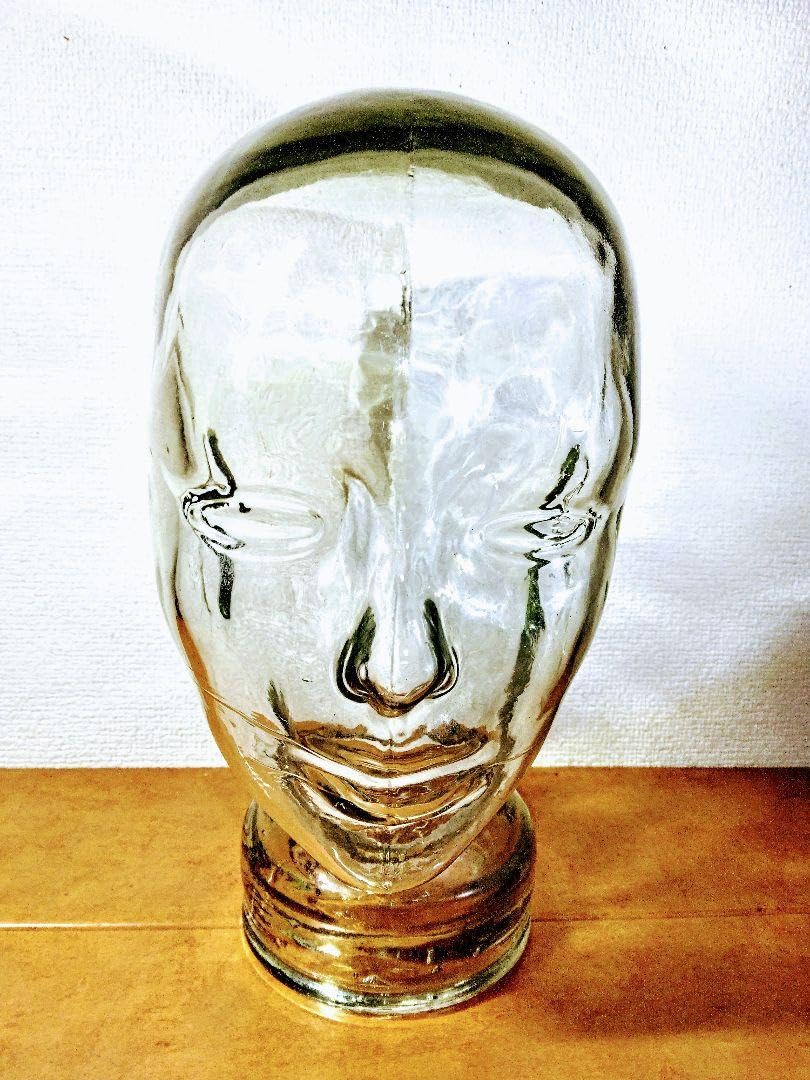 ガラス 顔 トルソー ヴィンテージ ガラス 顔 トルソー ヴィンテージ