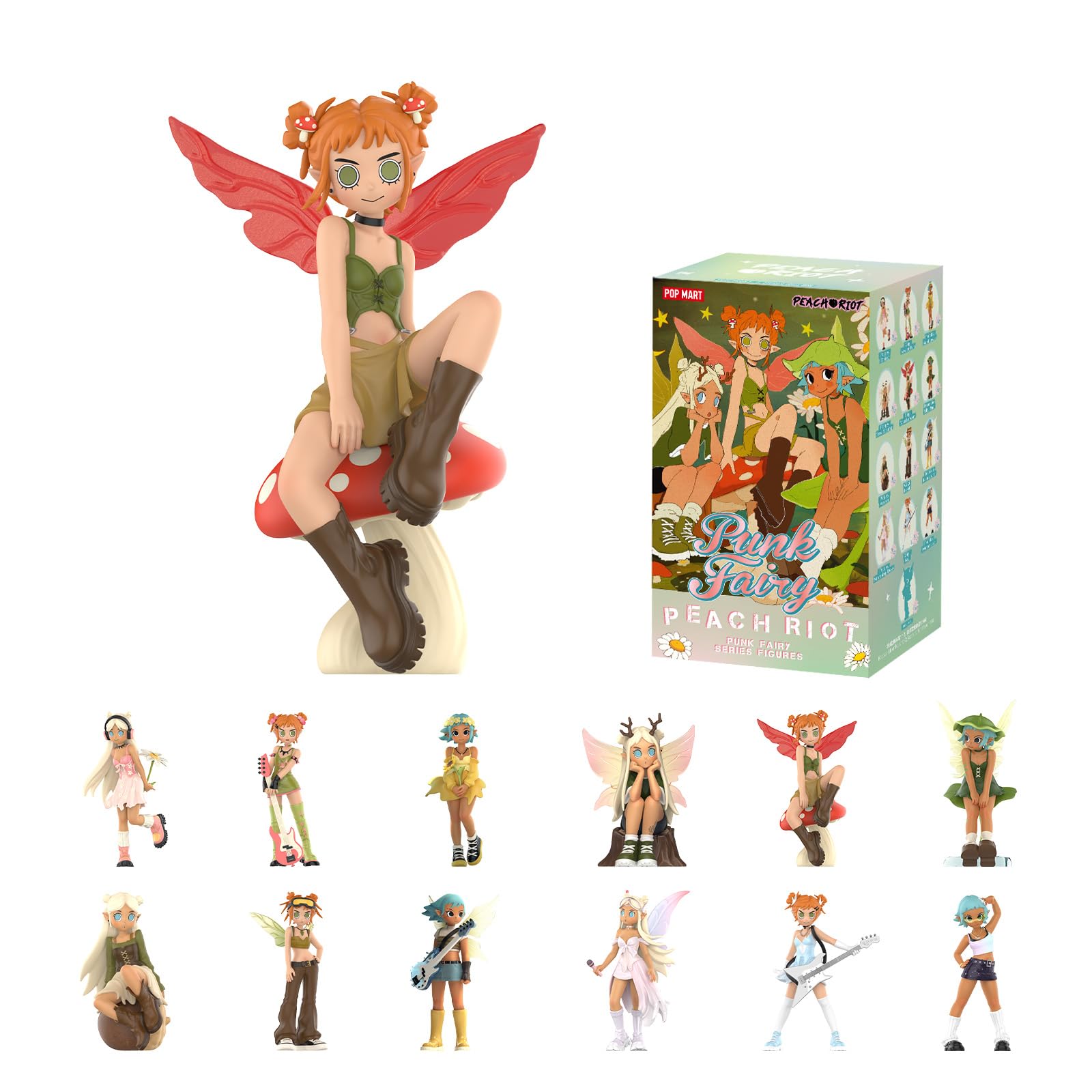 Amazon.co.jp: POP MART ピーチライオット パンク フェアリーシリーズ