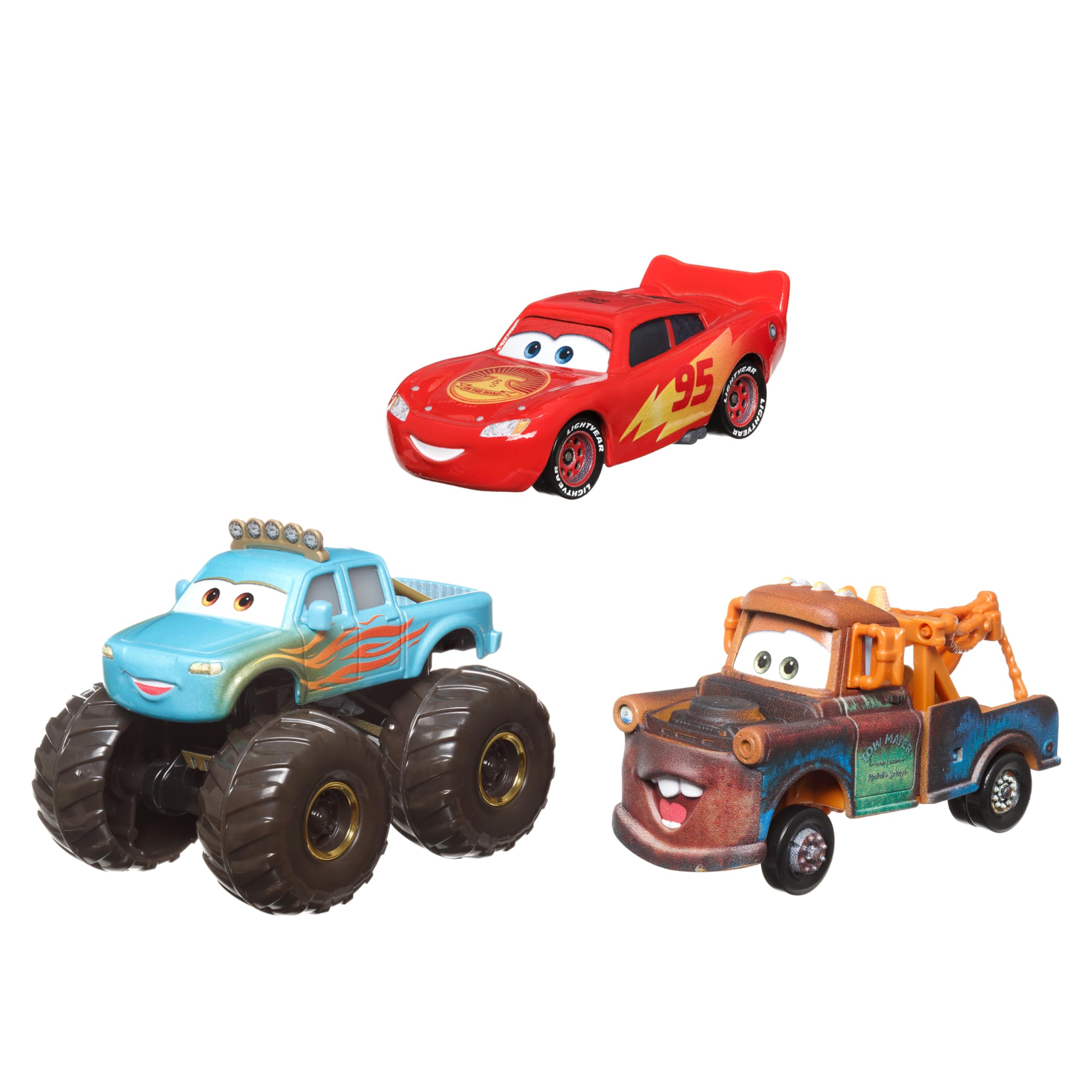 Amazon.co.jp: Mattel ディズニー ピクサー カーズ レーサー 3個パック