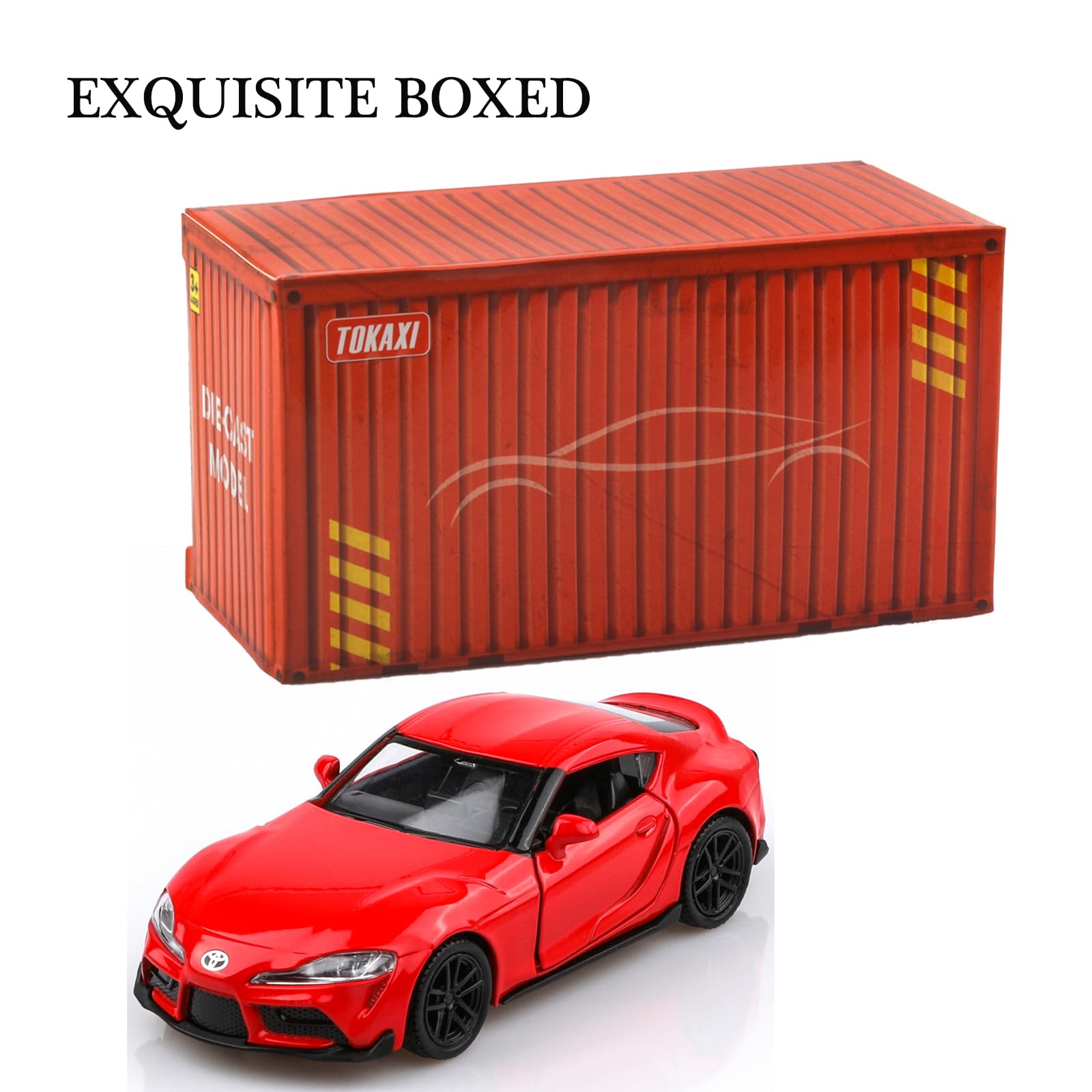 Amazon.com: TOKAXI 1/36 Scale Toyota Supra Toy Car,Toyota Diecast