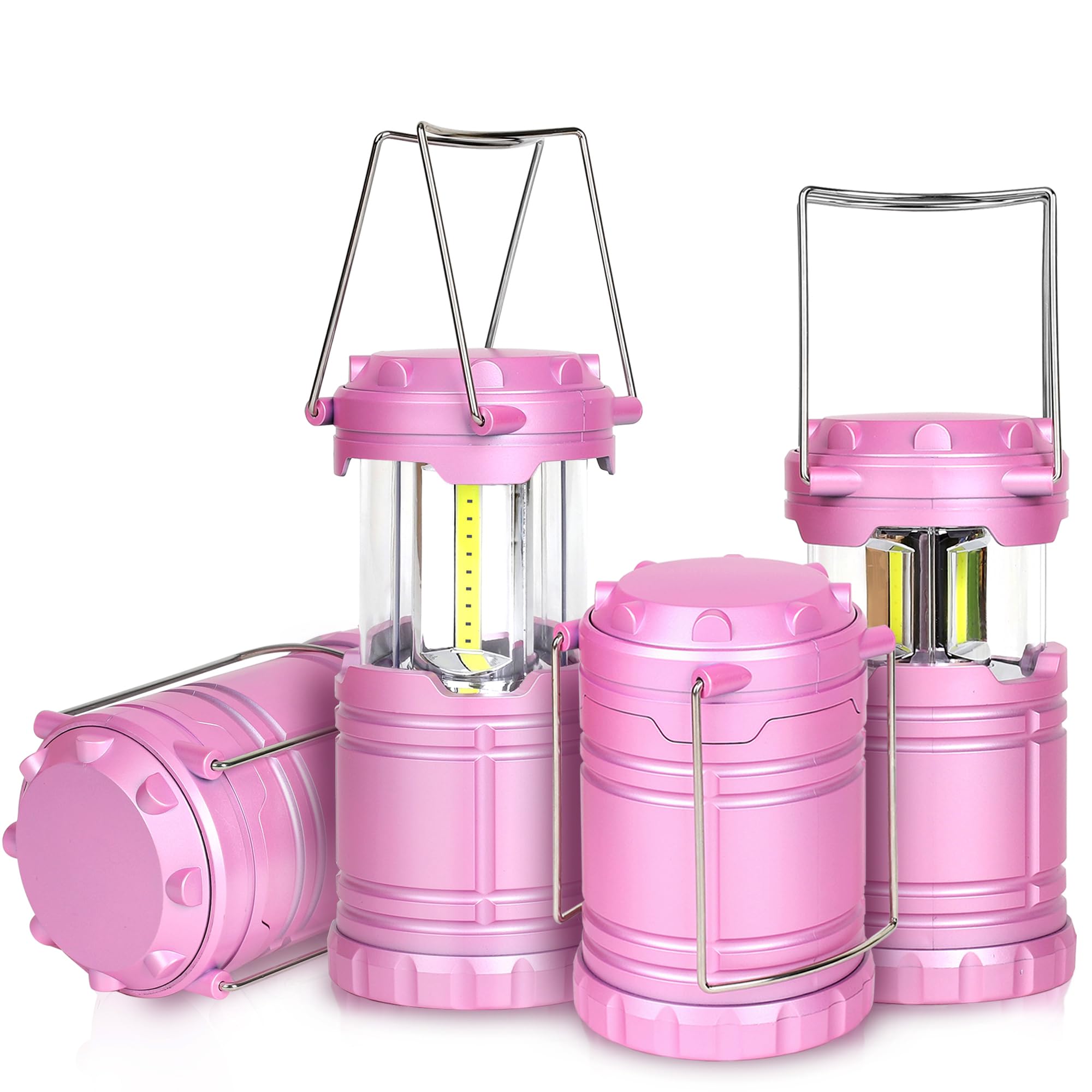 Amazon.com: SEAMAGIC 4-Pack LED Pink Camping Lanterns, Portable