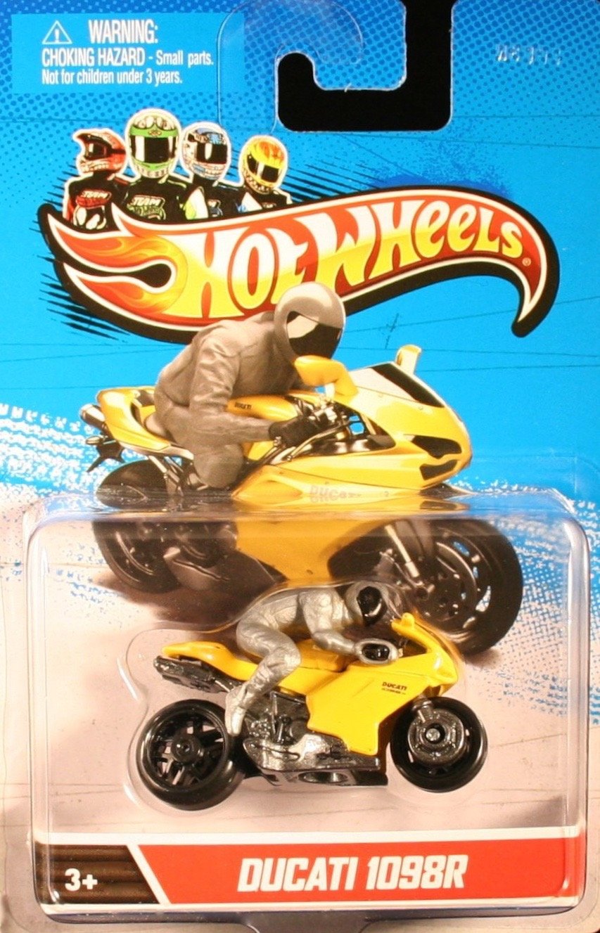 Amazon.com: DUCATI 1098R (Yellow & Silver) * MOTORCYCLE & RIDER