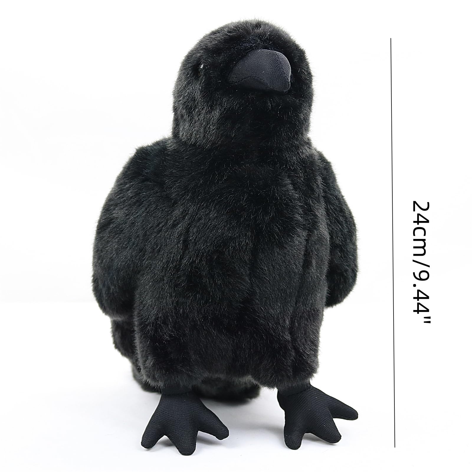 Amazon.co.jp: POPOTATO 大型カラスぬいぐるみ リアルな9.44インチ