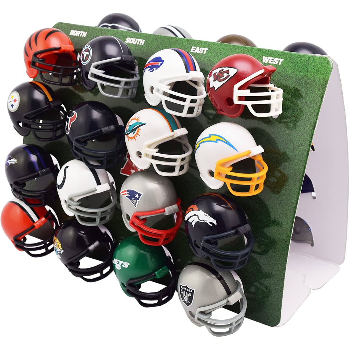 Riddell 32 Piece NFL Helmet Tracker Set - Gumball Size Helmets