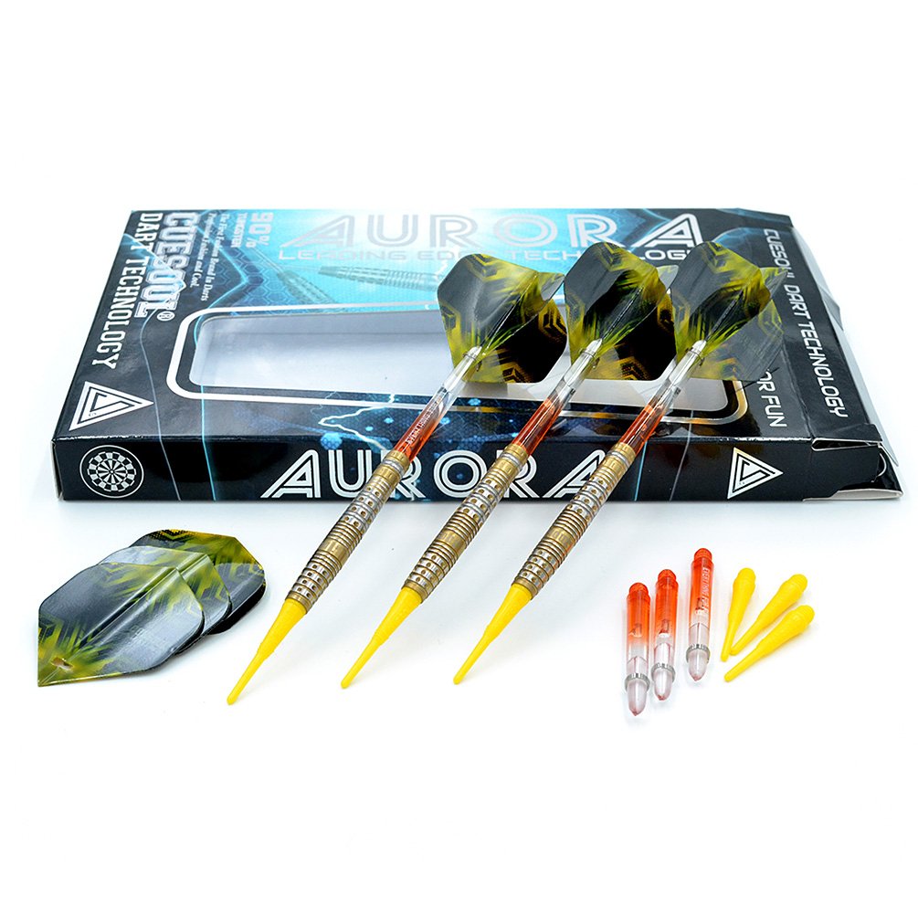 Amazon | CUESOUL AURORA 18gソフトチップタングステンダーツセット