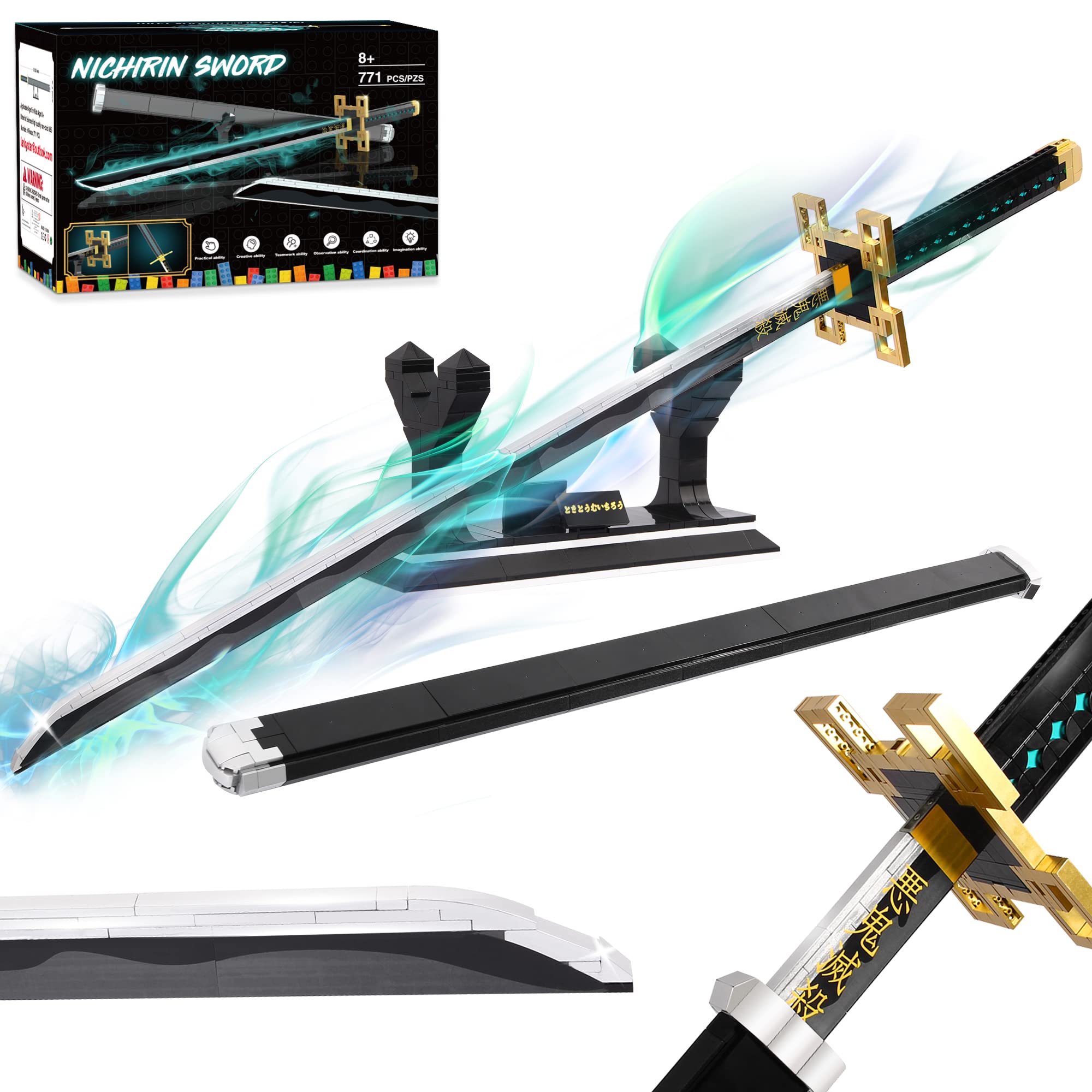 Amazon.co.jp: Jorumo Swords 組み立てセット 大人と子供用 40インチ