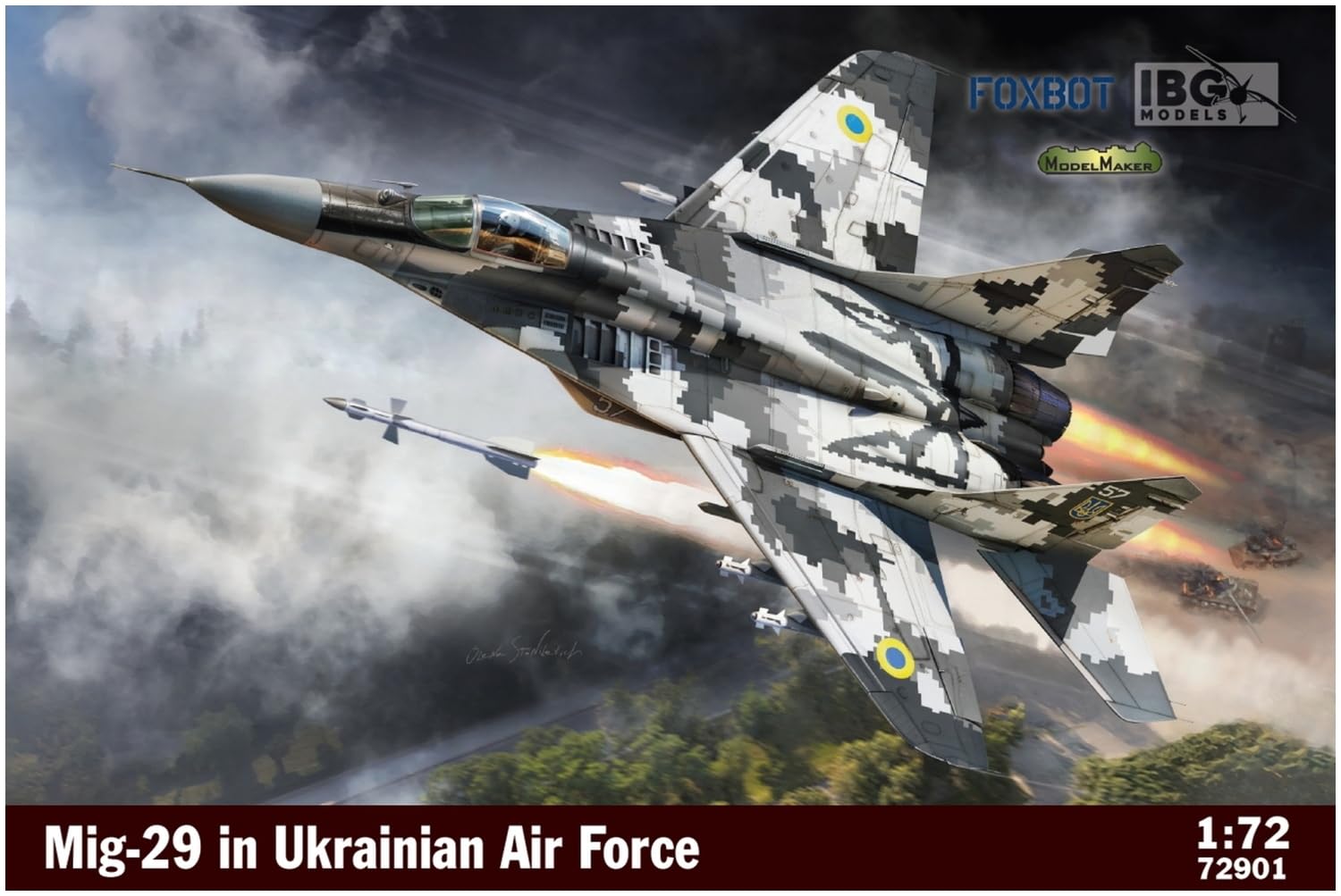 Amazon | IBG 1/72 ウクライナ ミコヤン MiG-29 9.13 ファルクラムC