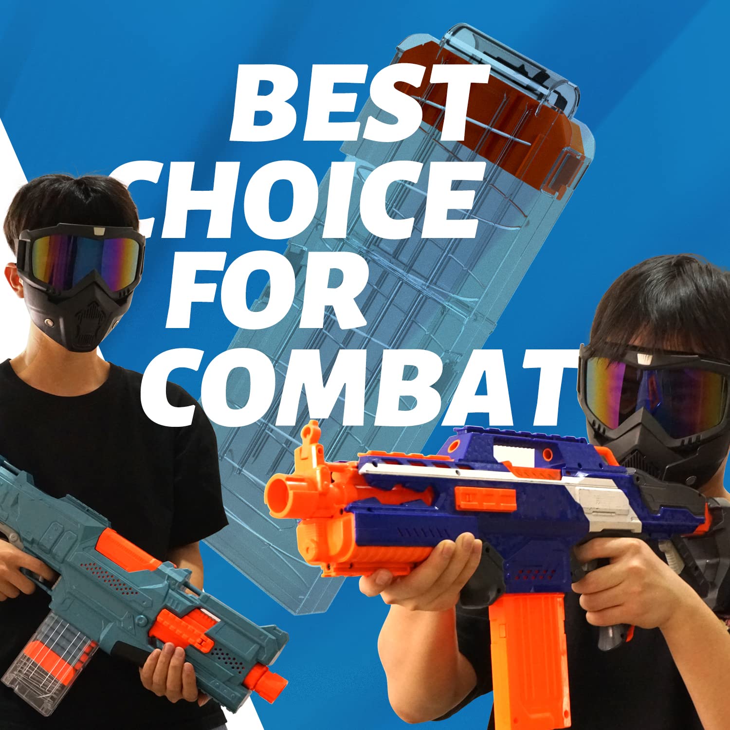 Amazon.co.jp: EKIND バナナ型カーブマガジン 15発対応 Nerfエリート
