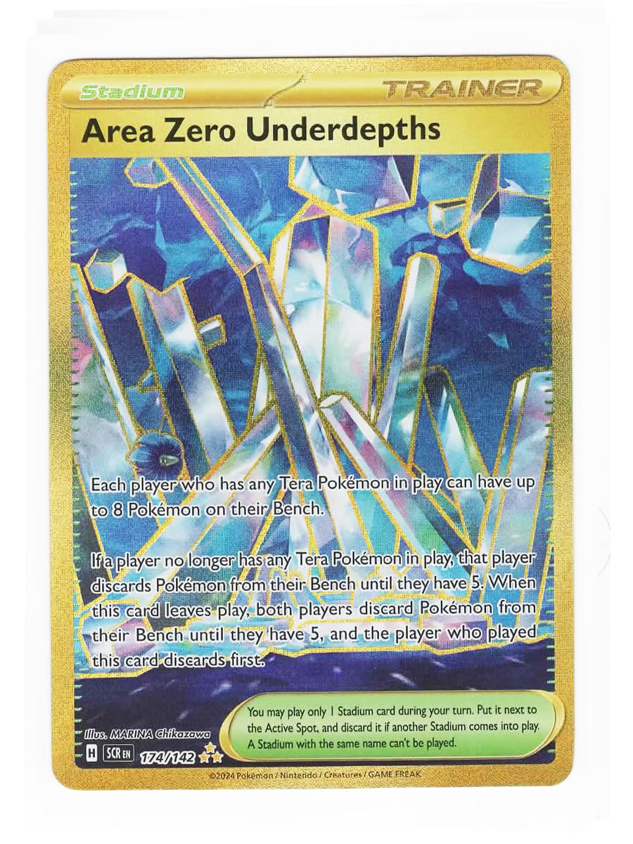 Amazon.com: Pokemon - Area Zero Underdepths 174/142 Stellar Crown