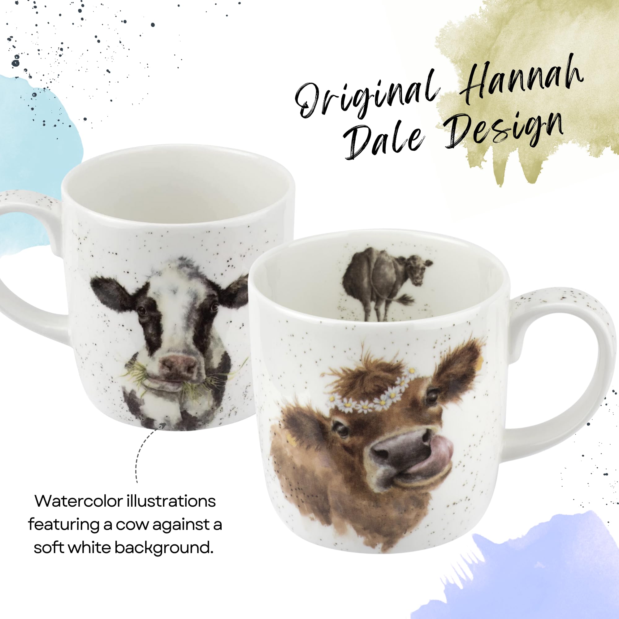 Amazon.com | Royal Worcester Wrendale Designs 14 oz Mug, Daisy