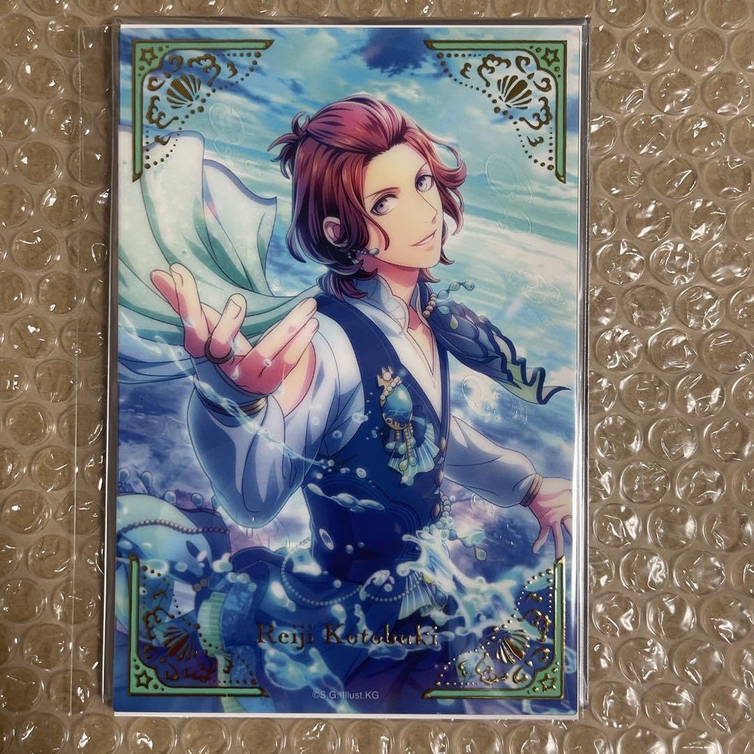 Amazon.co.jp: うたプリ シャニライ Ocean 箔押し クリアカード 寿嶺二