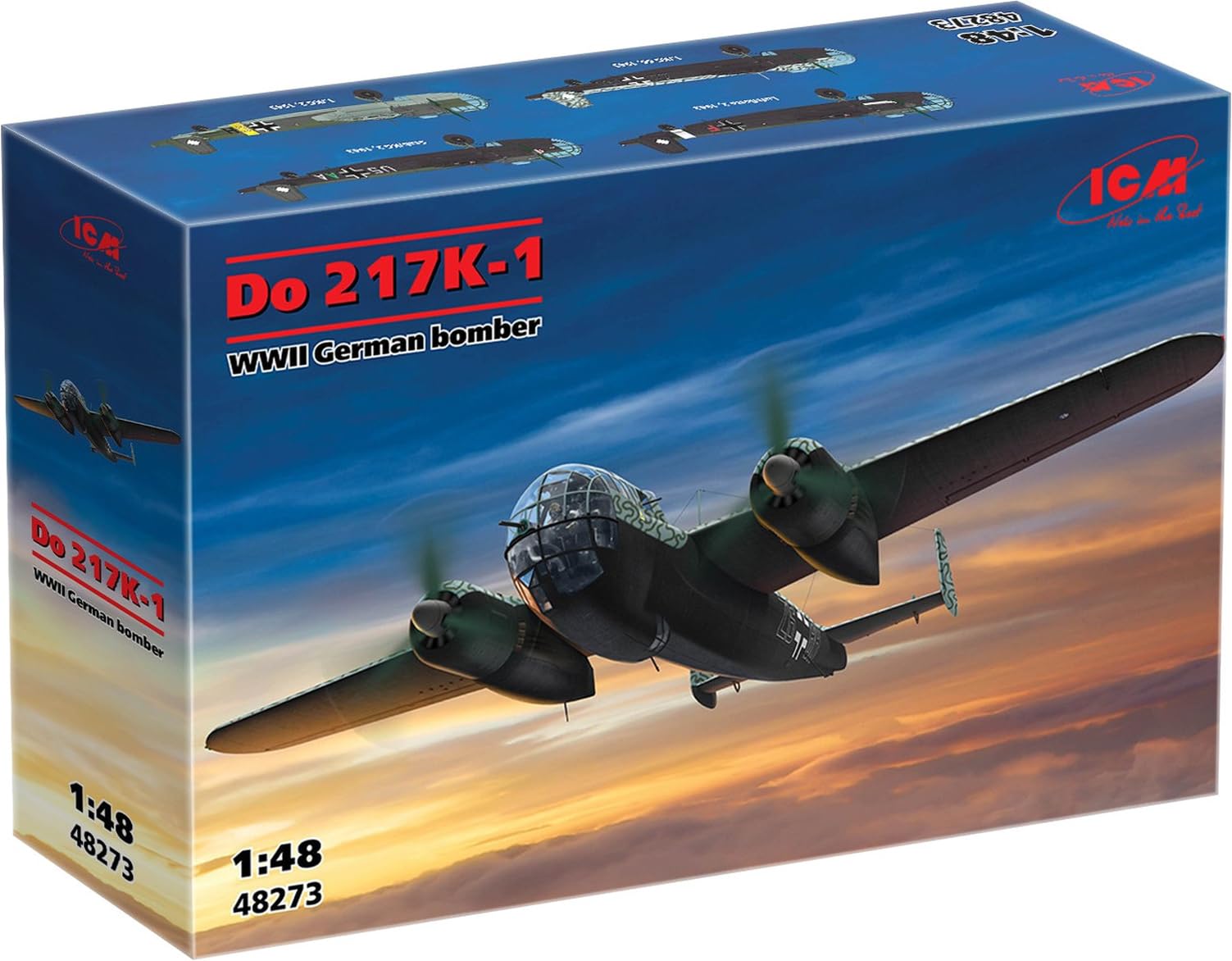 Amazon | ICM 1/48 WW2 ドイツ ドルニエ 217K-1 爆撃機 プラモデル