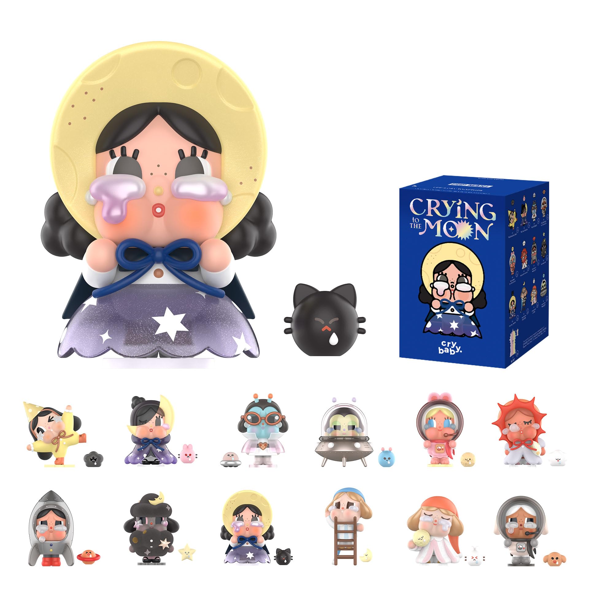 Amazon | POP MART CRYBABY CRYING TO THE MOON シリーズ【1ピース