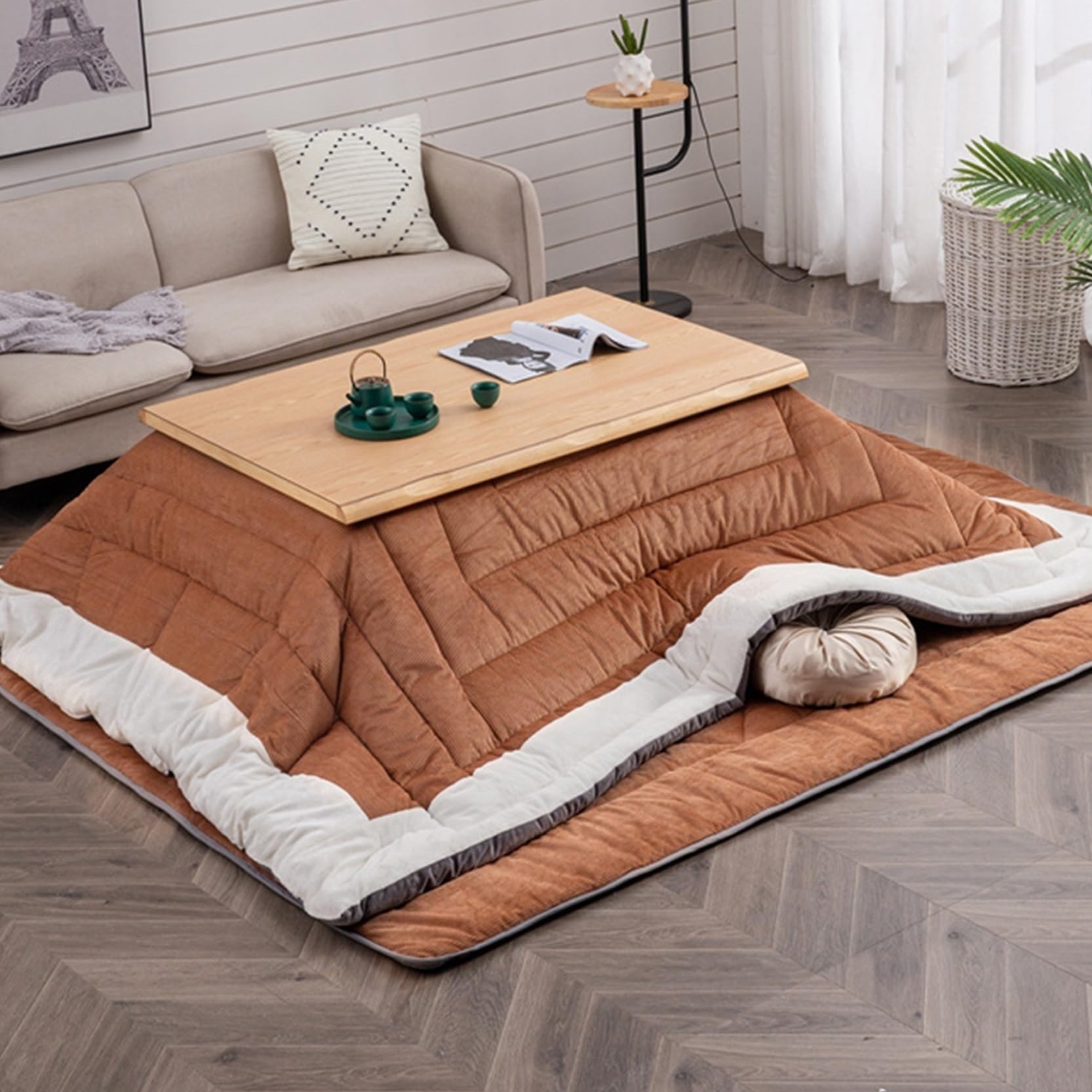 Amazon.com: Coffee Desk, Floor Mattress Japanese Futon Set