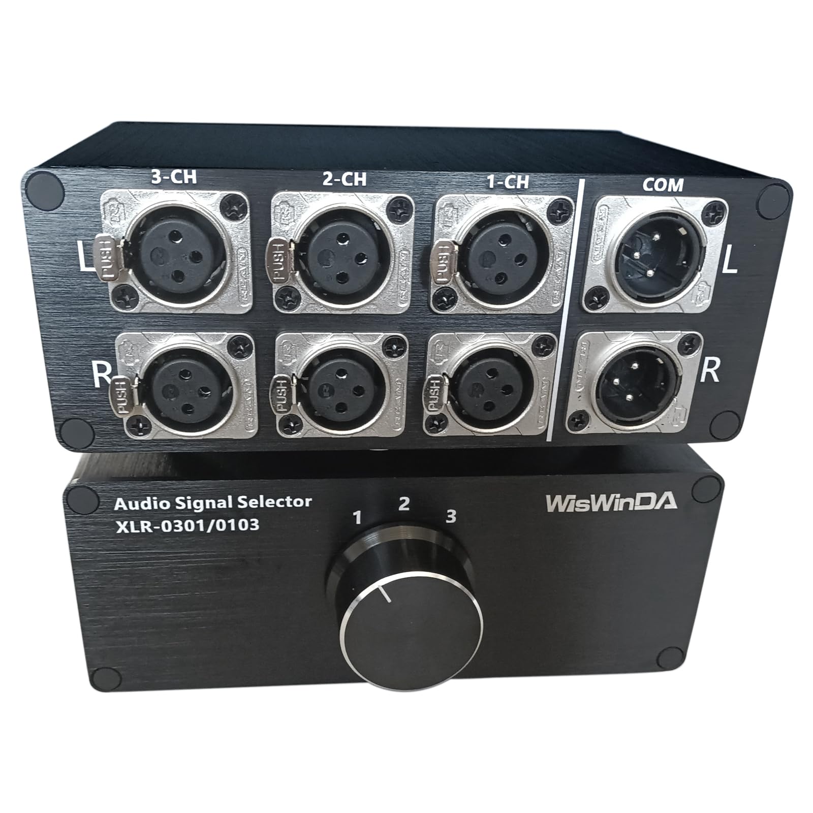 Amazon.co.jp: WisWinDa 3-IN-1-OUT XLR プロオーディオスイッチ
