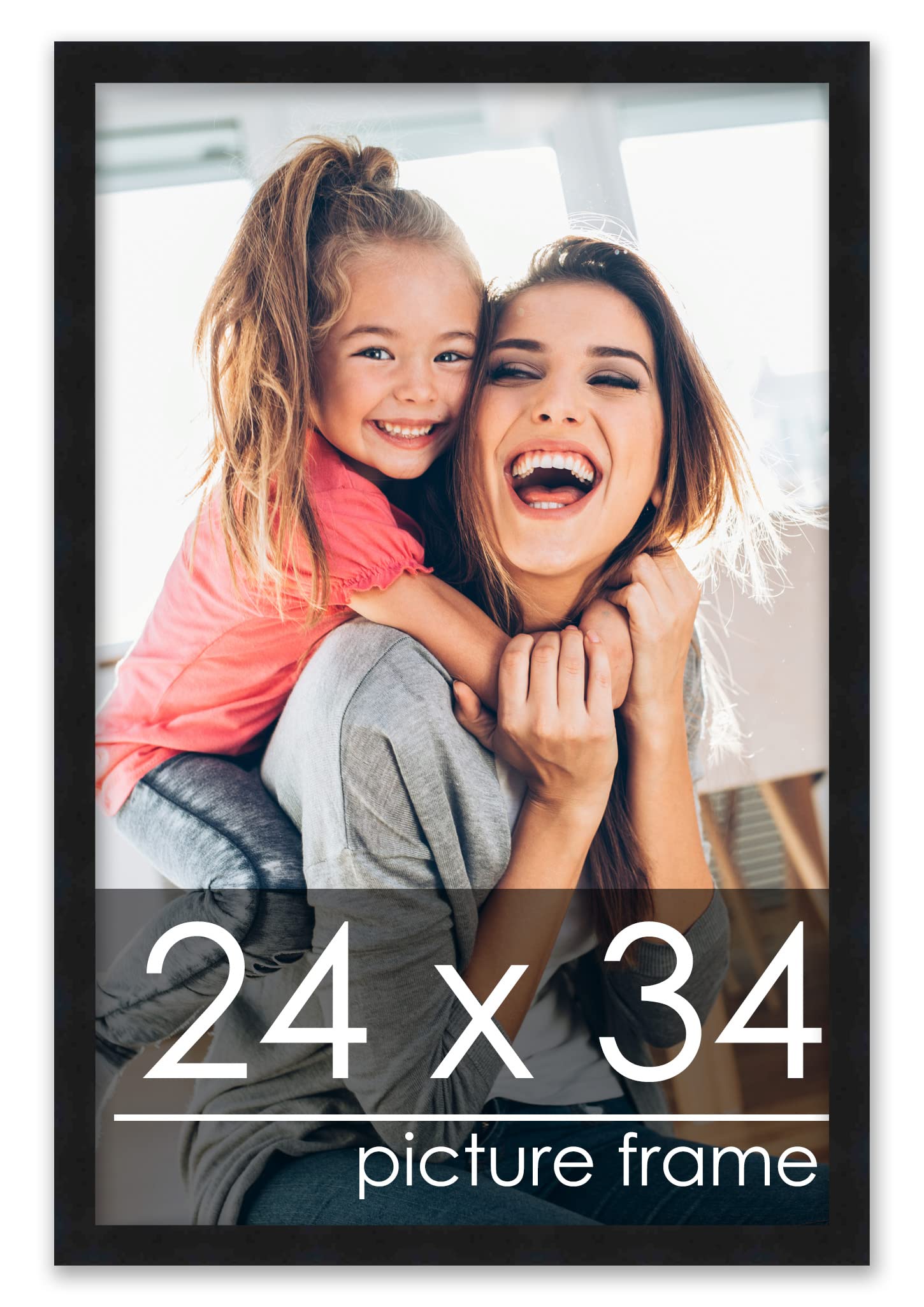 Amazon.co.jp: 24 x 34 Contemporaryブラック木製写真フレーム – UV