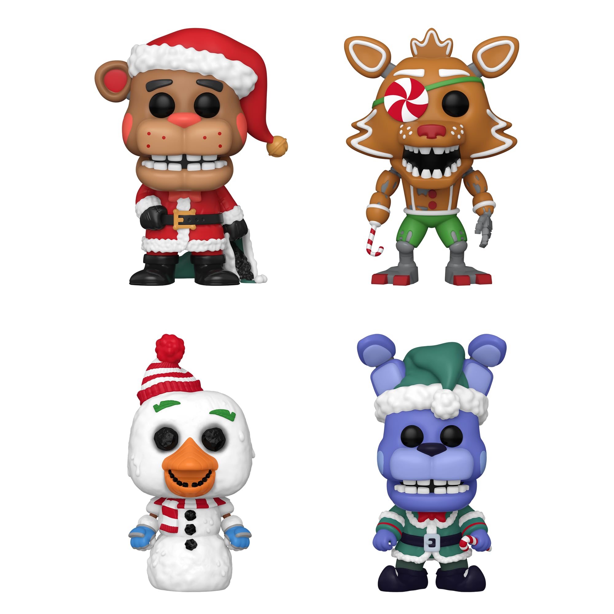 Amazon.co.jp: FunKo Pop! FNAF Holiday 2023 4個セット - Five Nights