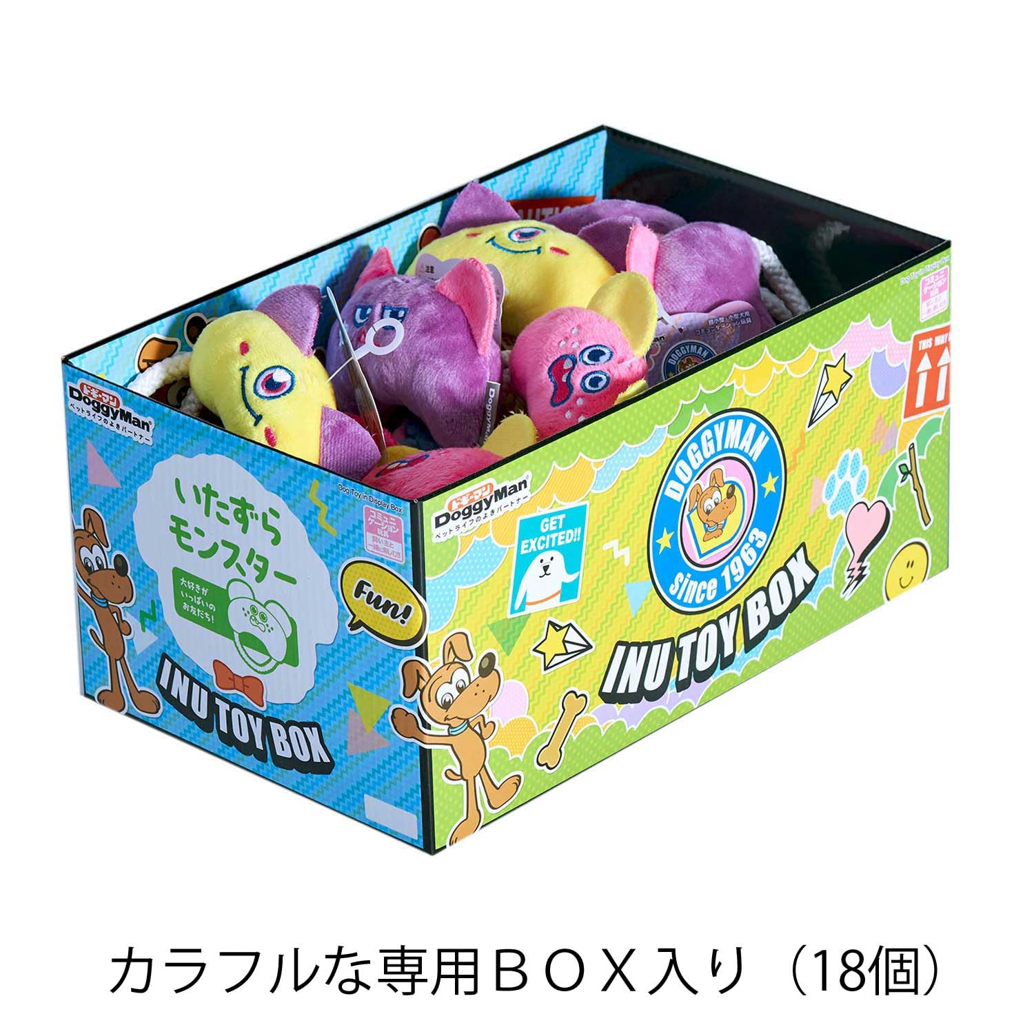 Amazon.co.jp: ドギーマン InuToyBoxいたずらモンスター 18個