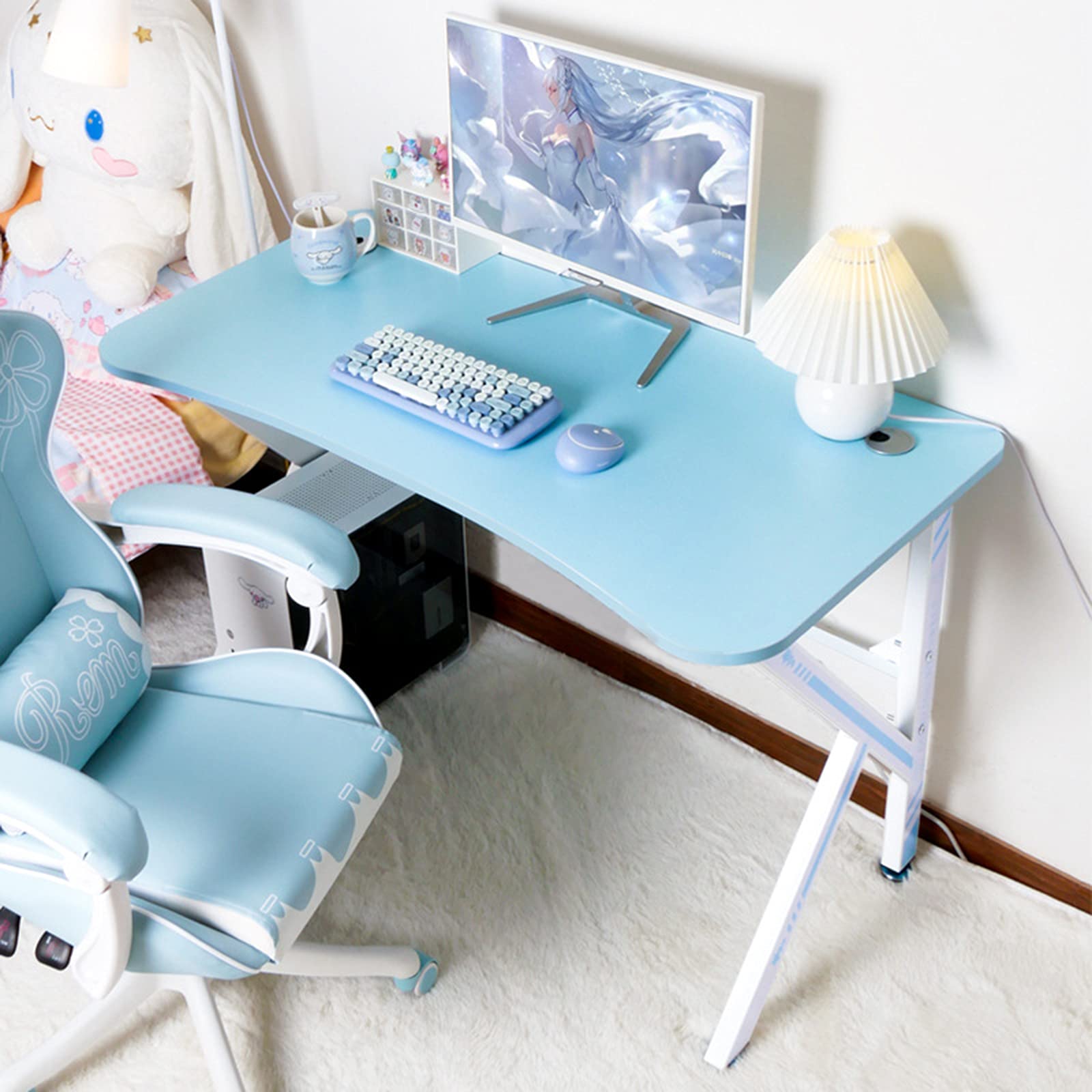 Amazon.co.jp: ゲーミングデスク パソコンデスク K字脚 幅120CM PC