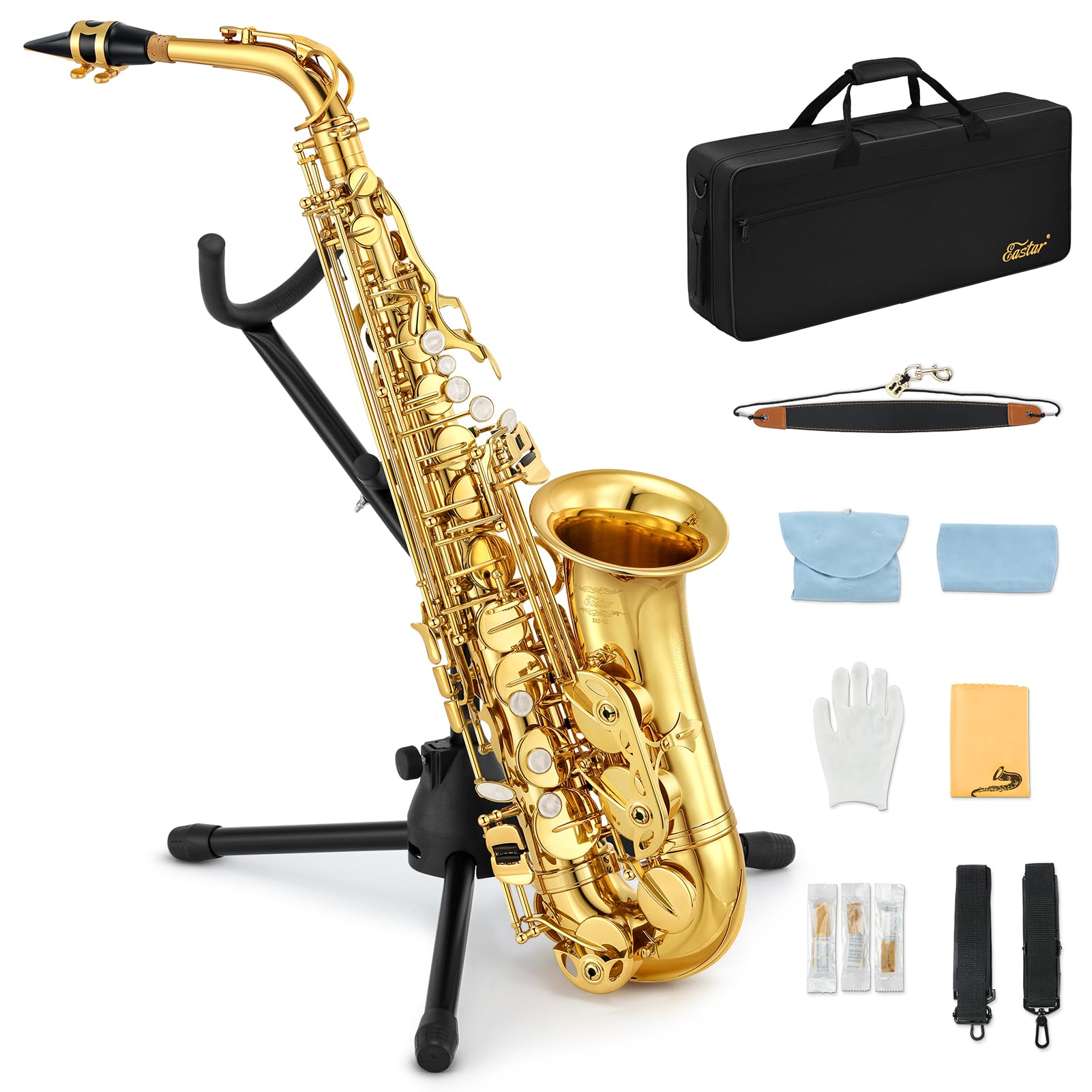 Amazon.com: Eastar Student Alto Saxophone E Flat for Beginner Sax