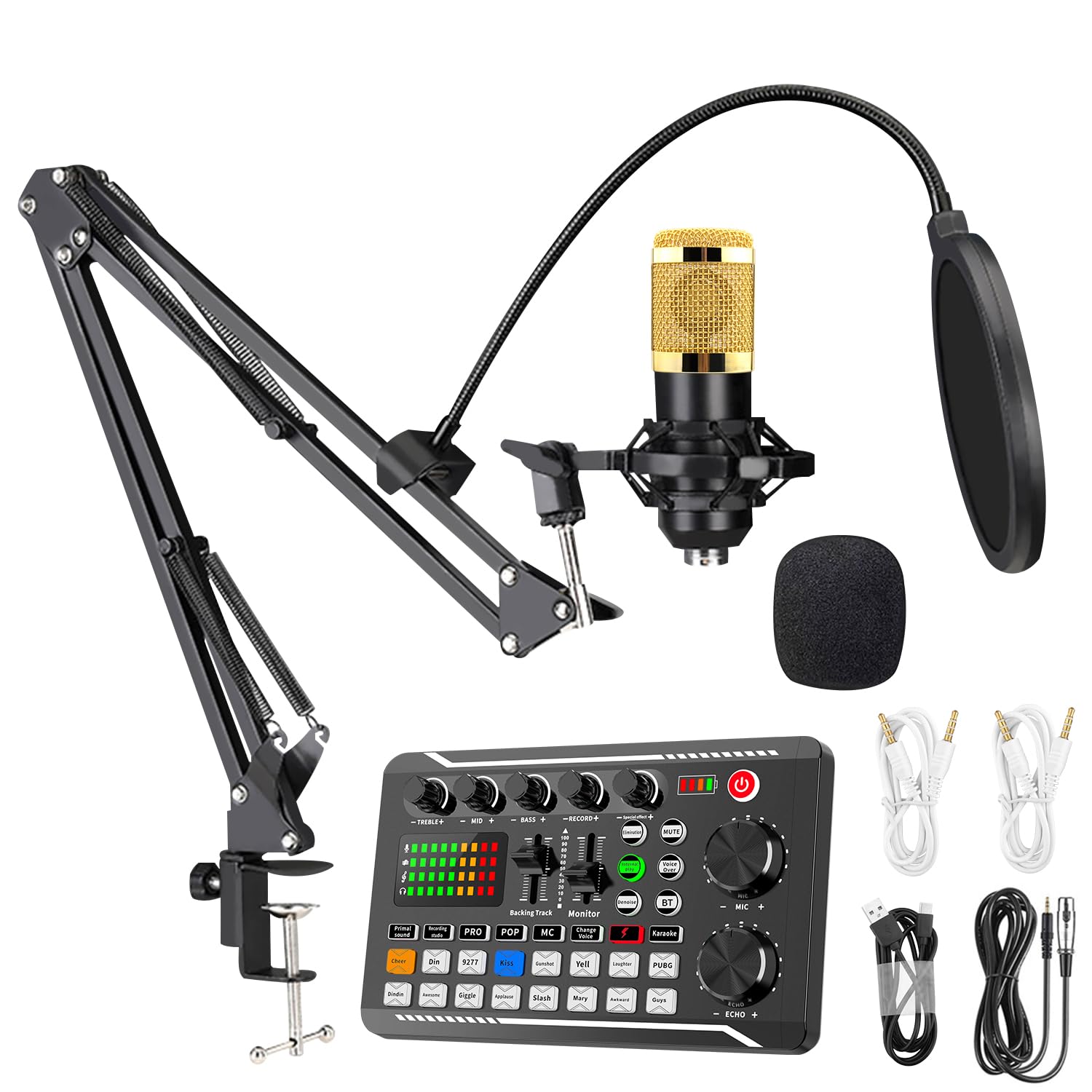 Amazon | BONKYO カラオケセット家庭用 DJ ミキサー セット F998