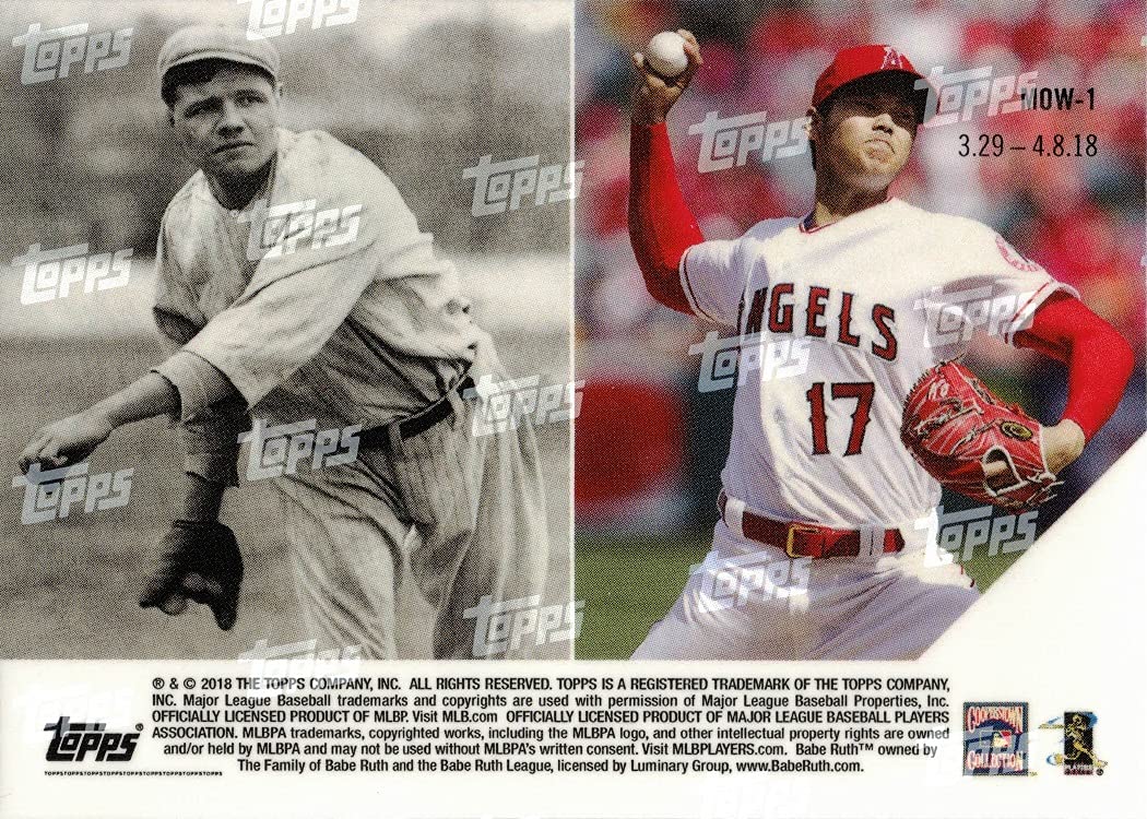 Amazon.com: 2018 Topps Now Moment of the Week #MOW-1 Babe Ruth and