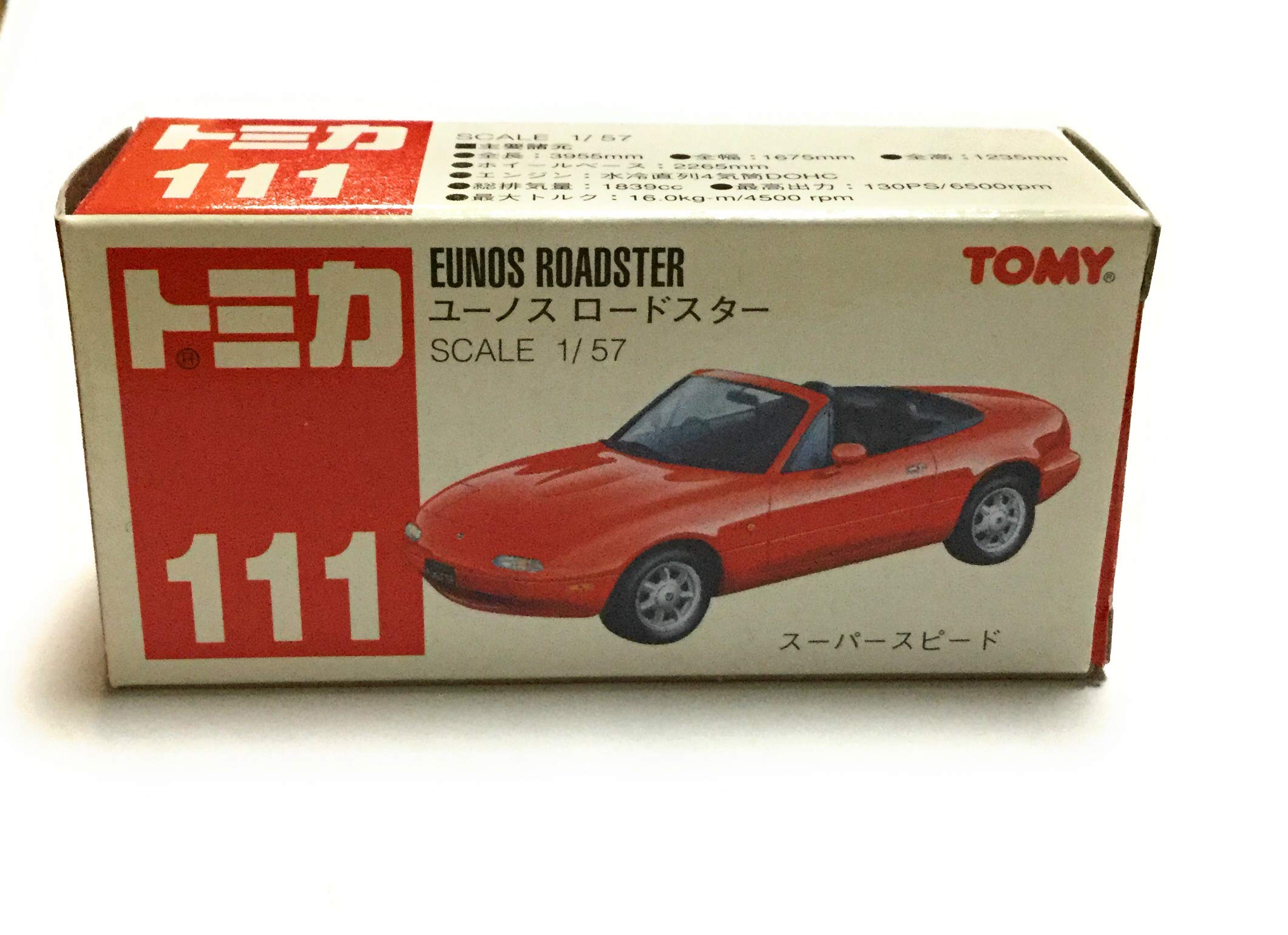 Amazon.co.jp: トミカ ユーノス ロードスター1/57 No.111 赤 : Hobbies