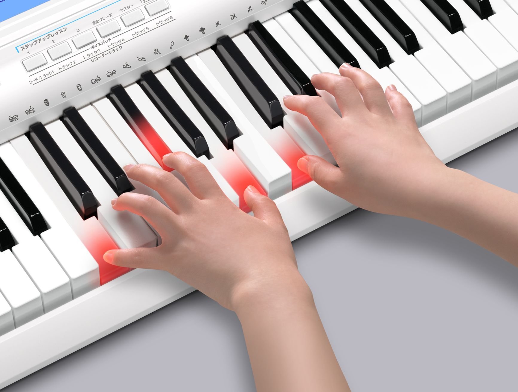 Amazon | CASIO 光ナビゲーションキーボード 61鍵 標準ピアノ形状鍵盤