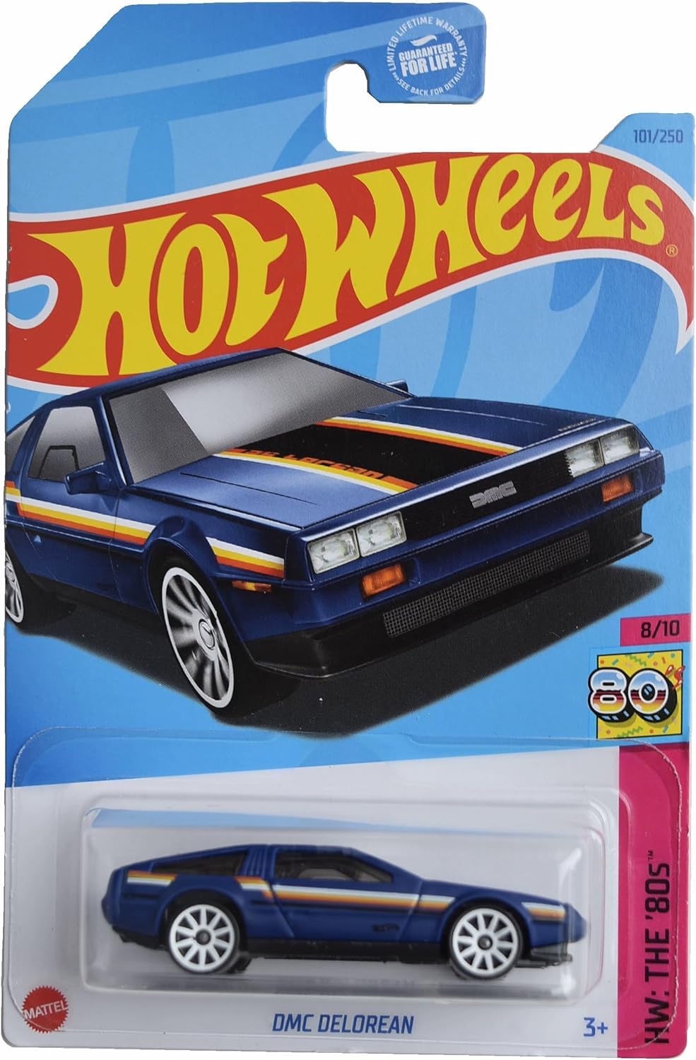Amazon.com: Hot Wheels DMC Delorean, HW: The '80s 8/10 [Blue] 101