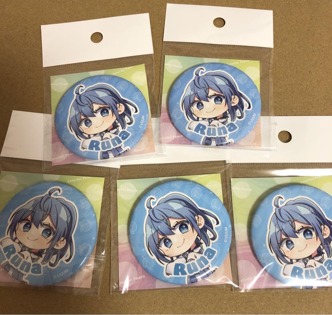Amazon.co.jp: カラフルピーチ からぴち るなさん 缶バッジセット