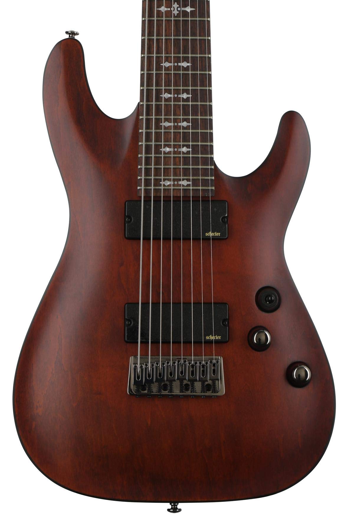 Amazon | SCHECTER シェクター エレキギター 8弦 OMEN-8 Walnut Satin
