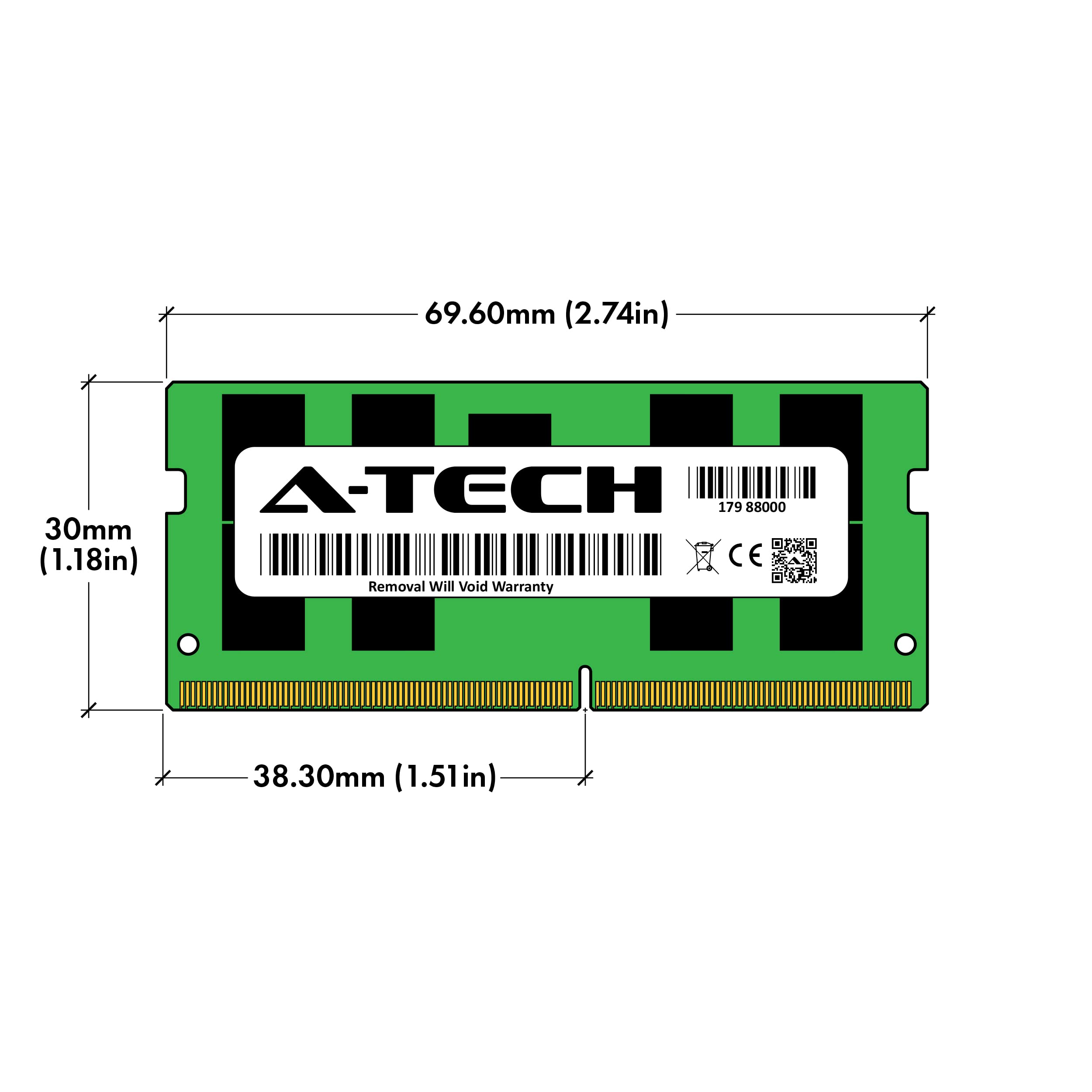 A-Tech 32GB Kit (2x16GB) RAM for Synology RackStation RS822+ NAS