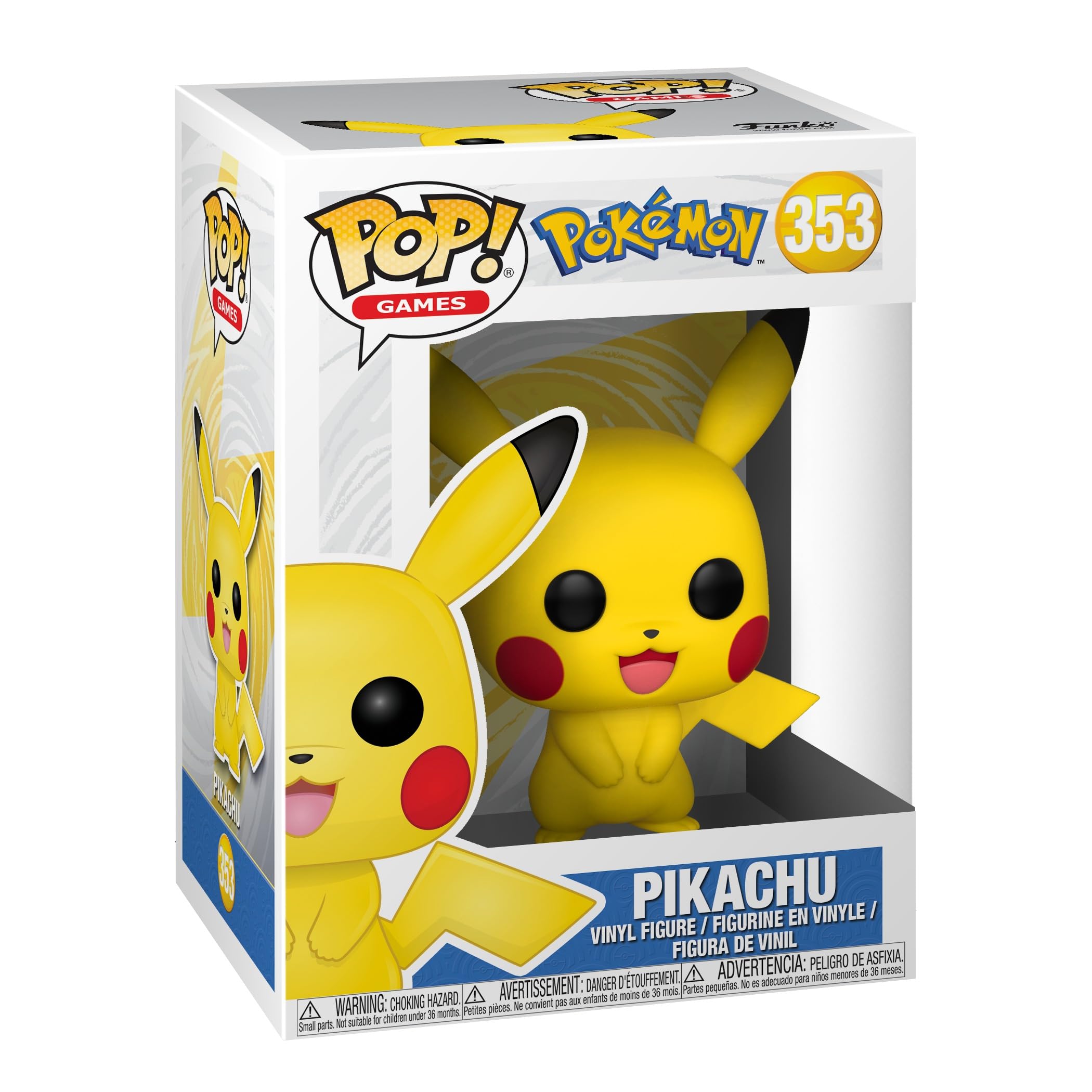 Pokemon Funko POP! Games Pikachu Exclusive 10-Inch Vinyl Figure