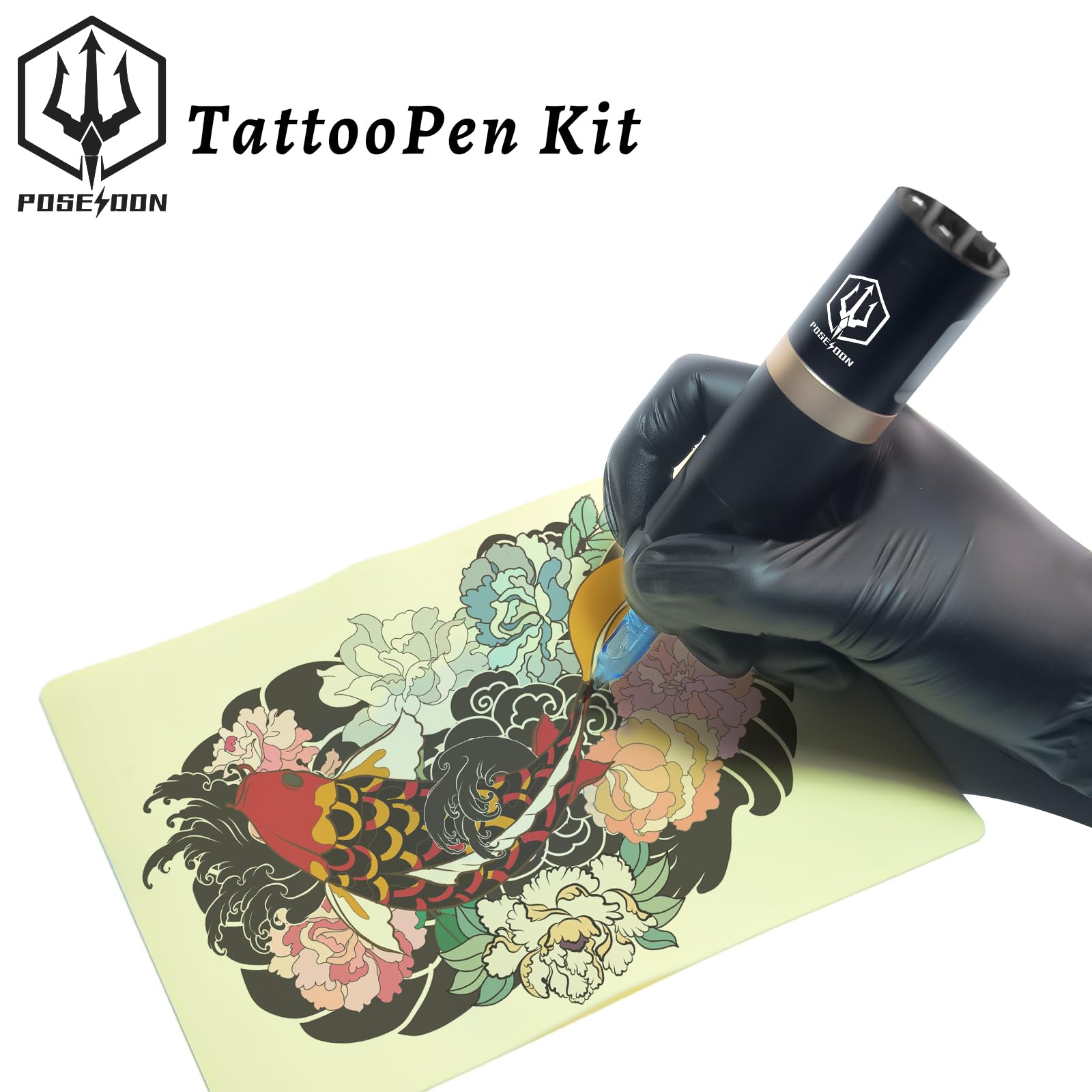 Amazon.com: POSEIDON Cordless Rotary Tattoo Machine Kit with 20