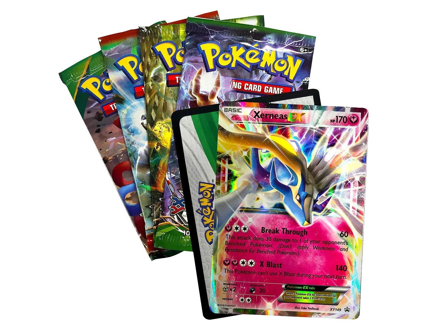 Pokemon TCG: Xerneas EX Pokemon Tin - Legends of Kalos Tin