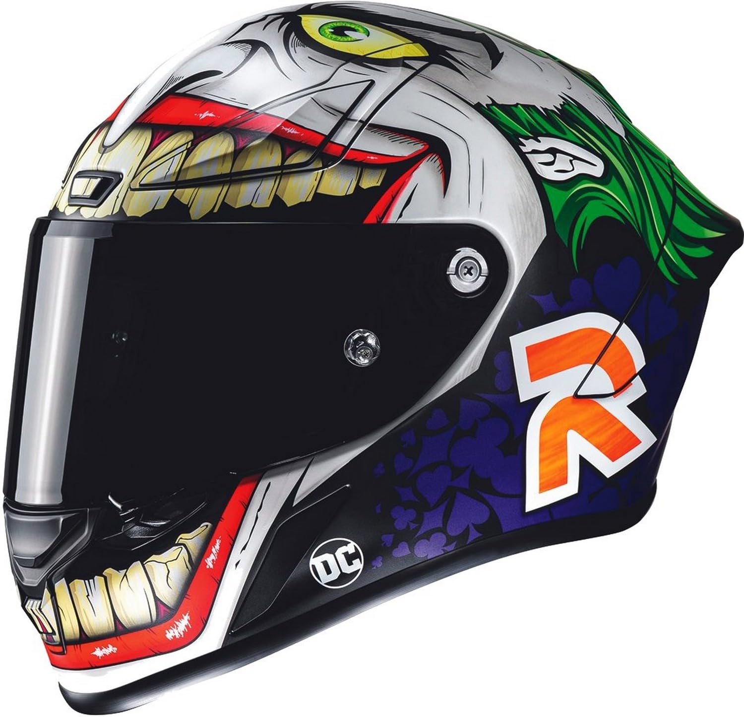 Amazon.com: HJC RPHA 1N Joker DC Natural Motorcycle Helmet, DOT