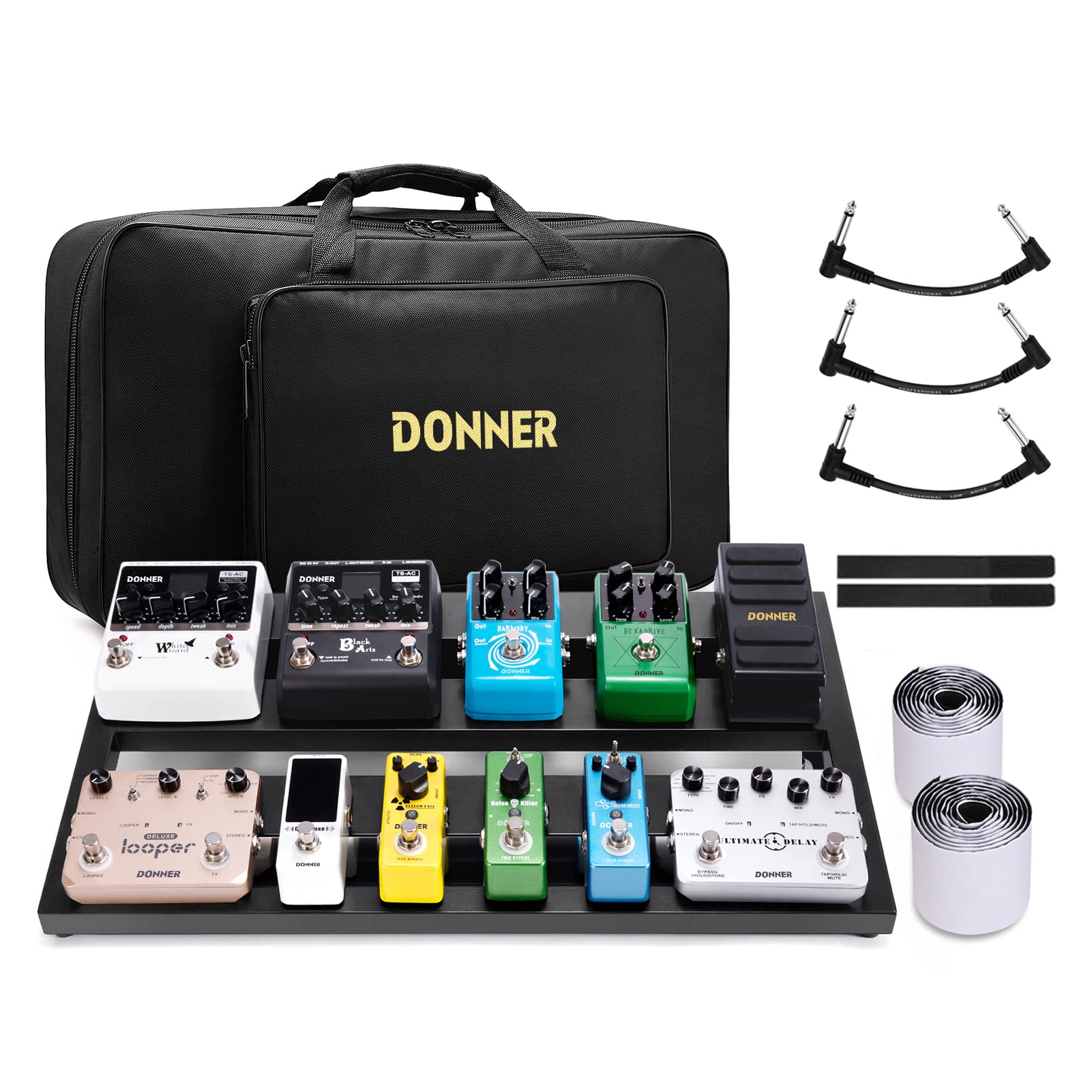 Amazon | Donner ペダルボード ギターエフェクターケース 軽量 バッグ