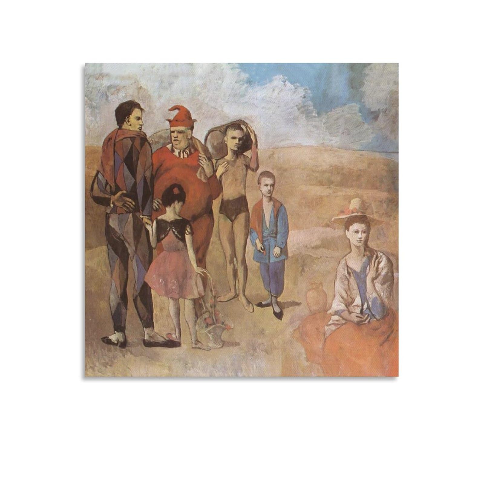 Amazon.co.jp: パブロ・ピカソ Pablo Picasso 《サルタンバンクの家族