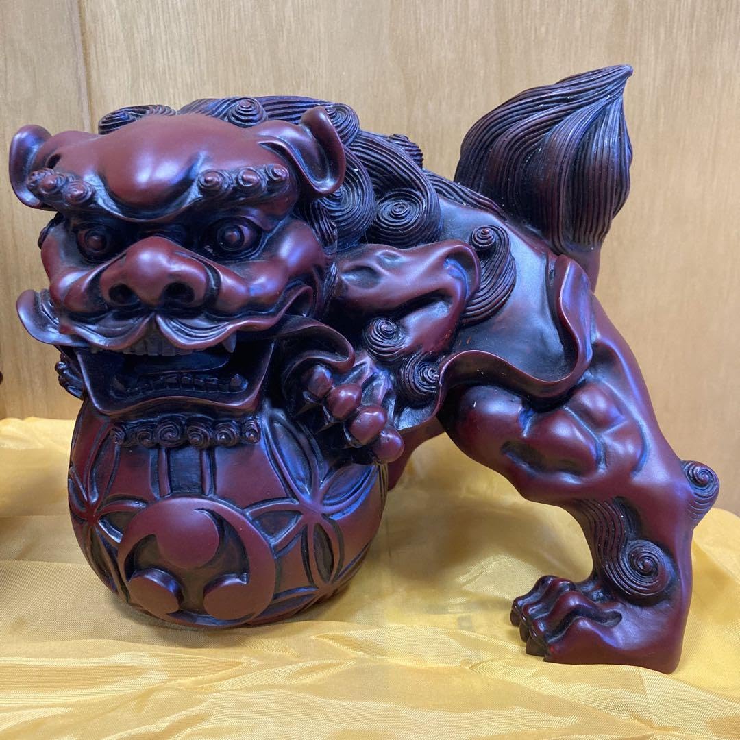 Amazon.co.jp: 祥獅精品 シーサー 置物 寿山石(大)品 : ホーム＆キッチン