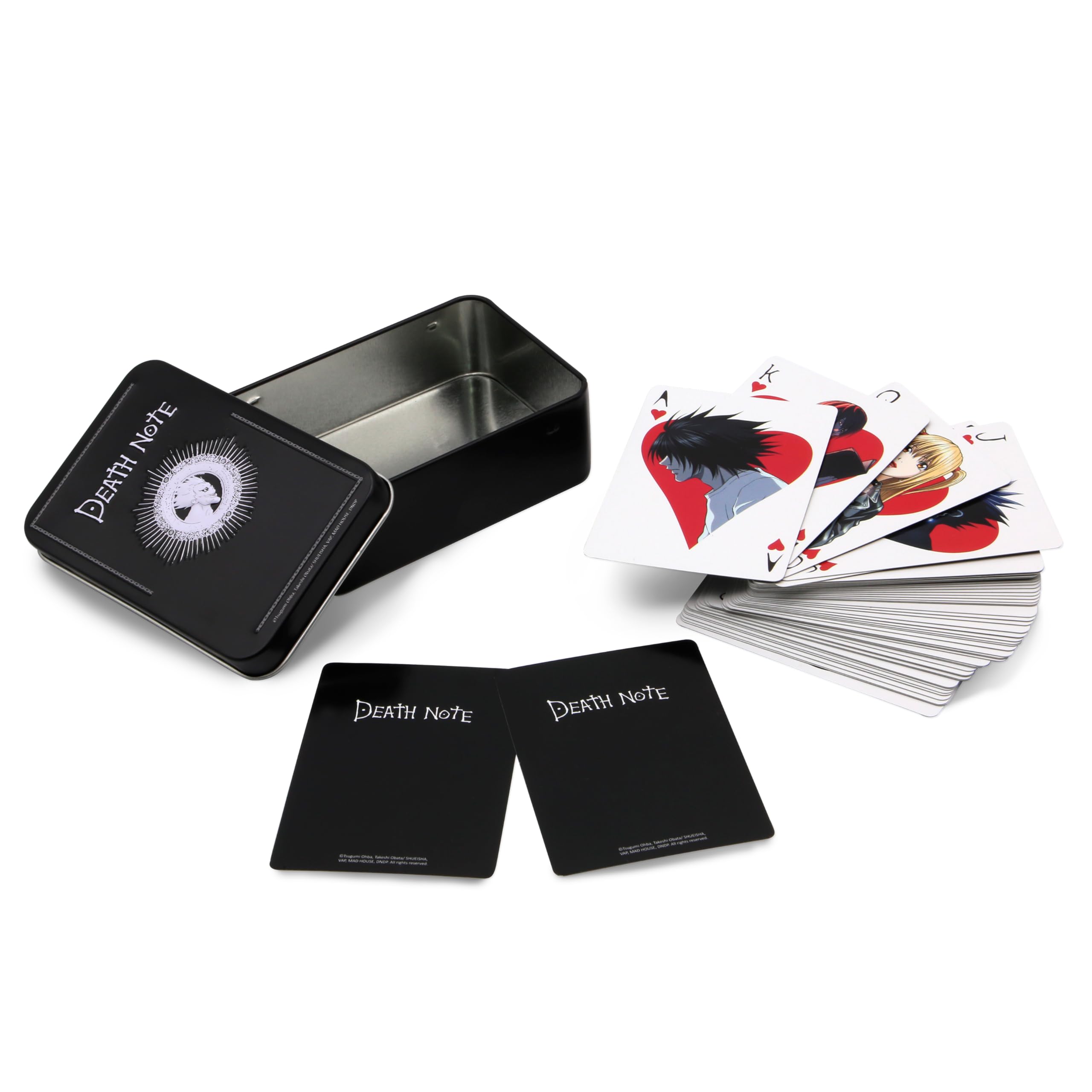Amazon.com: ABYSTYLE Death Note Main Characters Deck of 54 Cards