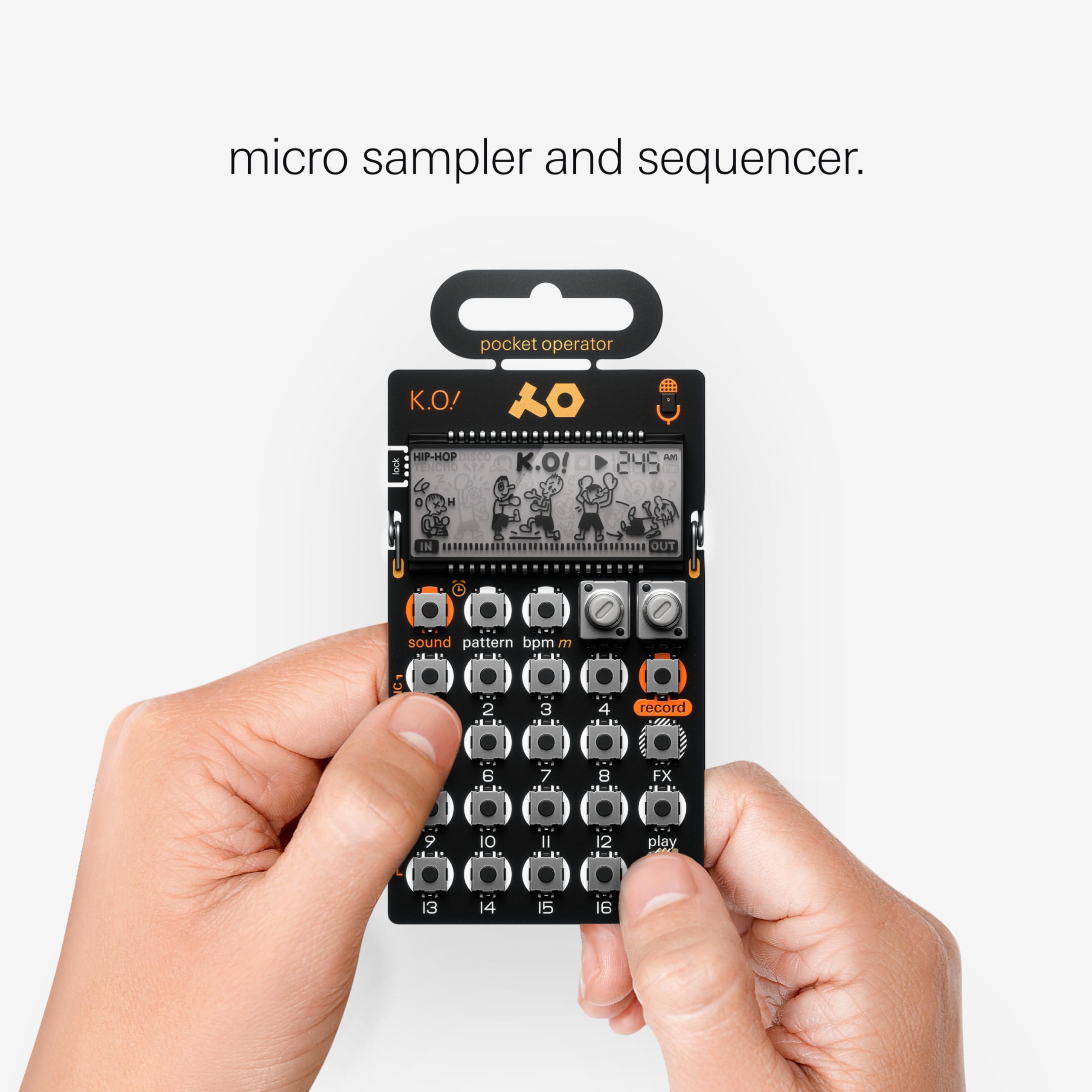 Amazon.com: teenage engineering pocket operator PO-33 K.O.! micro