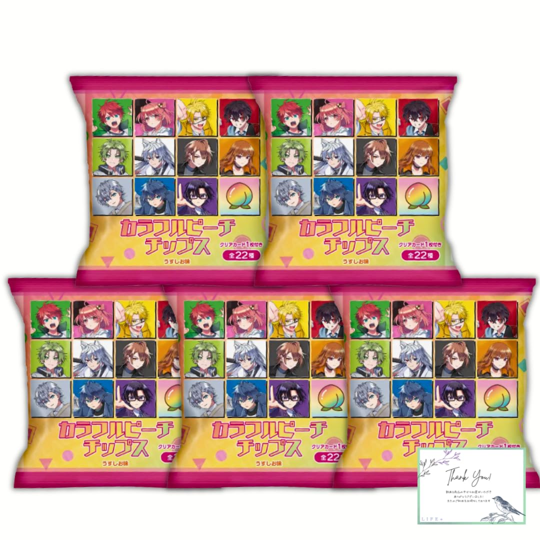 Amazon.co.jp: 【5袋まとめ売り】カラフル ピーチ チップス うすしお味