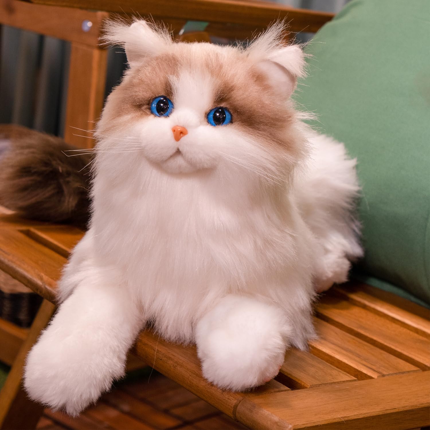 Amazon.co.jp: Chongker 猫ぬいぐるみ リアル 本物そっくり