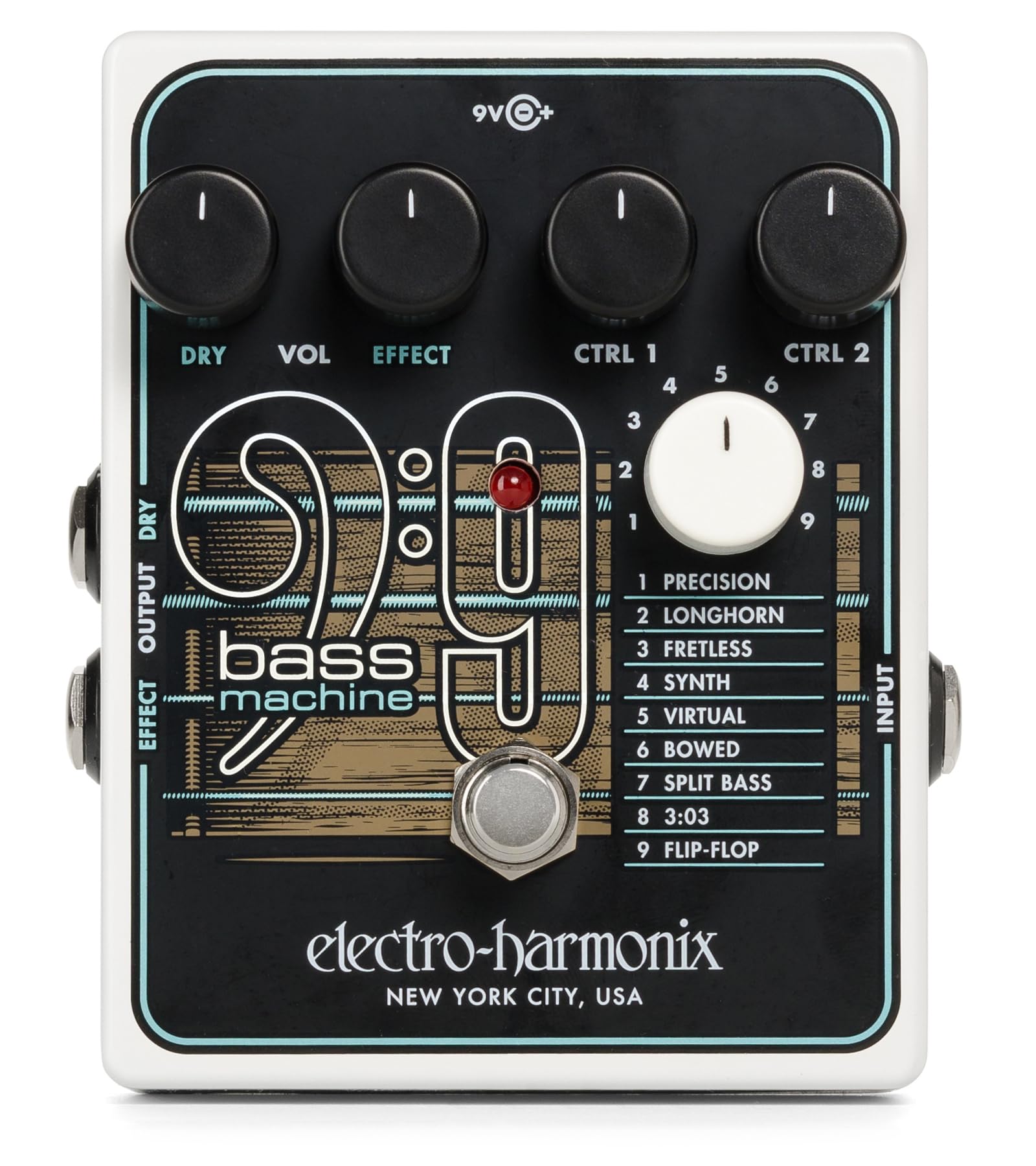 Amazon.com: Electro-Harmonix BASS9 Bass Machine Pedal : Musical