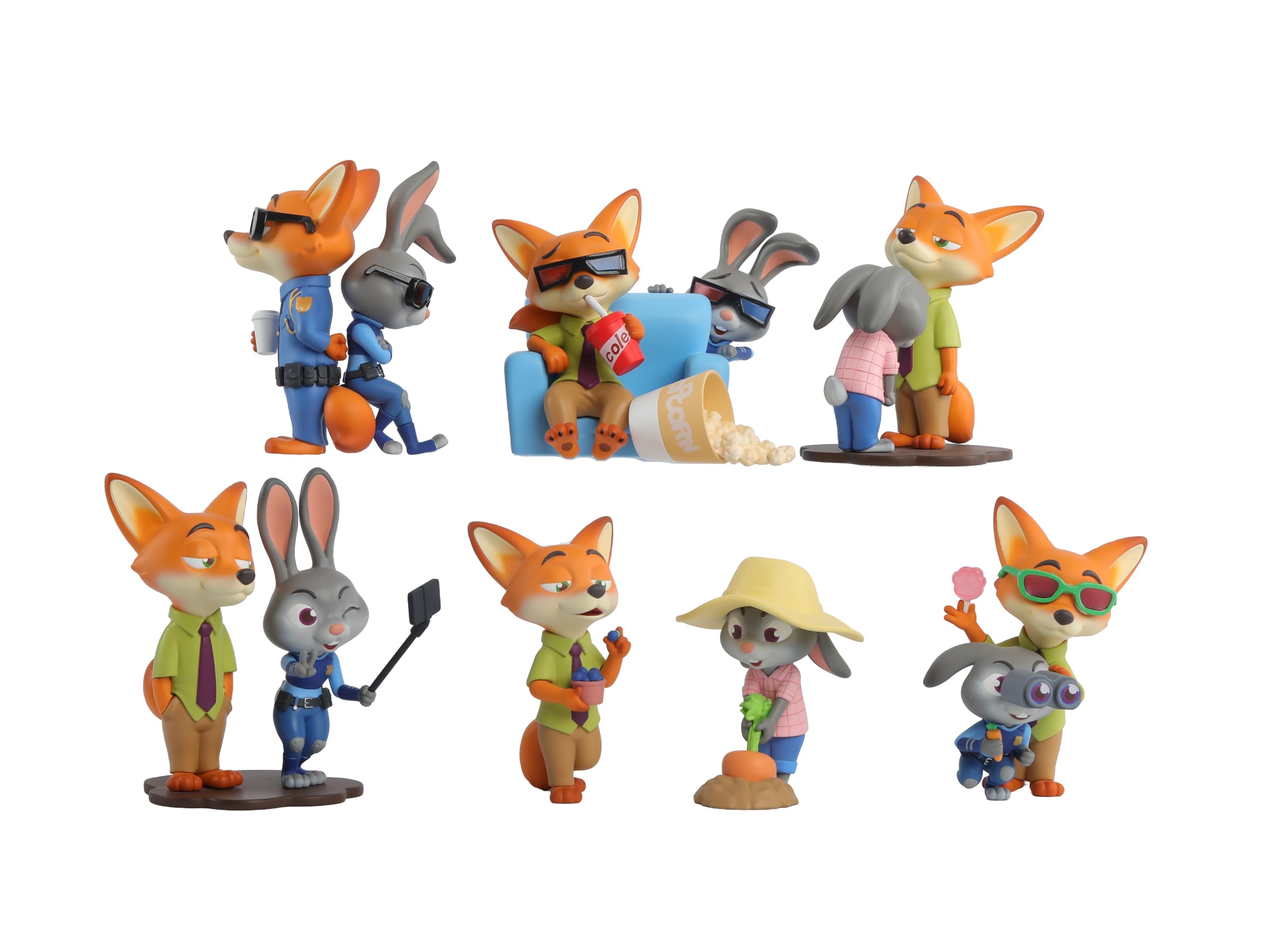 Amazon | 52TOYS BLINDBOX ズートピア ベストパートナー PVC&ABS製