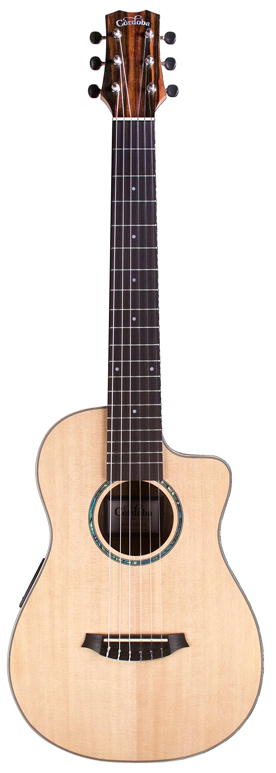 Amazon.co.jp: Cordoba (コルドバ) ミニ エレアコ ギター PU付 全長