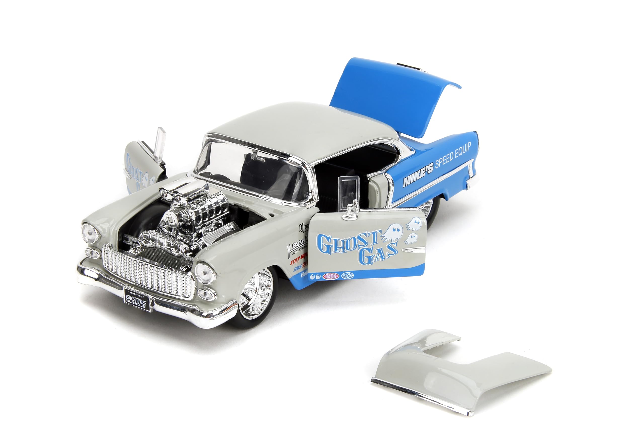 Amazon.com: Jada Bigtime Muscle 1:24 1955 Chevrolet Bel-Air Die
