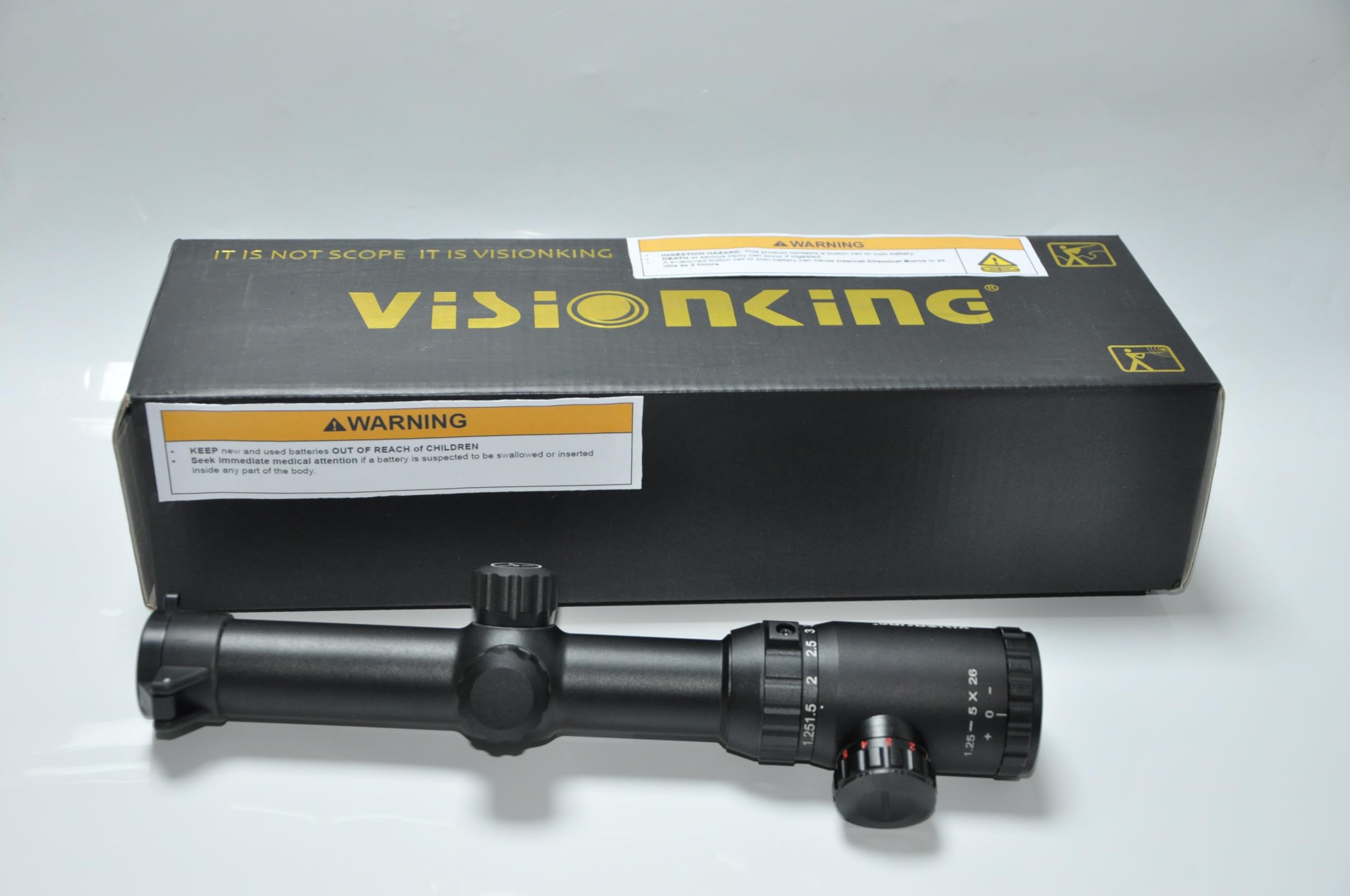 Amazon | Visionking 1.25-5x26 ライフルスコープ 1.25倍-5倍 | モデル